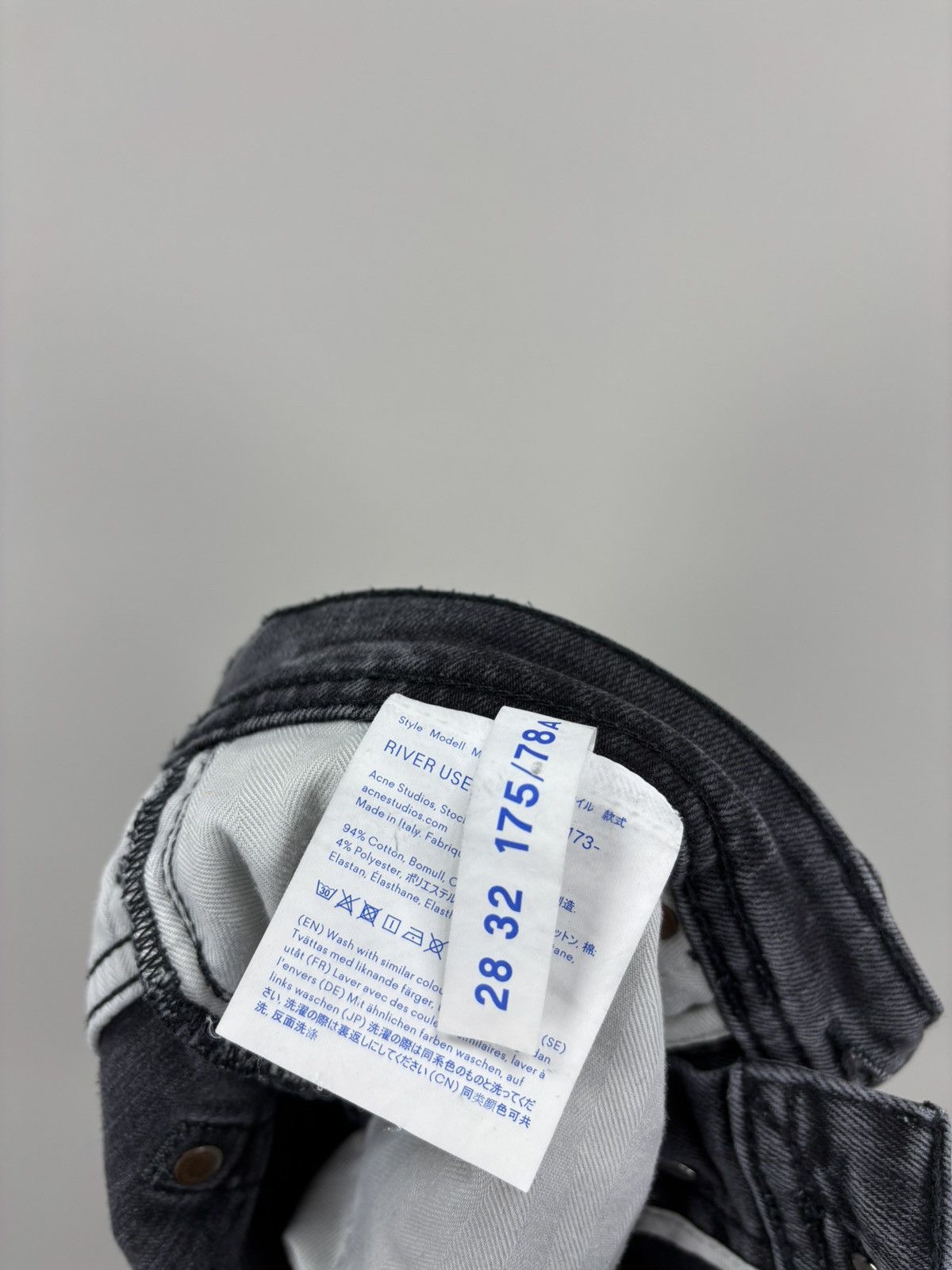 Acne Studios × Designer Womens jeans Acne Studios Size 28 Color Gray Size 24" / US 00 / IT 34 - 10 Thumbnail