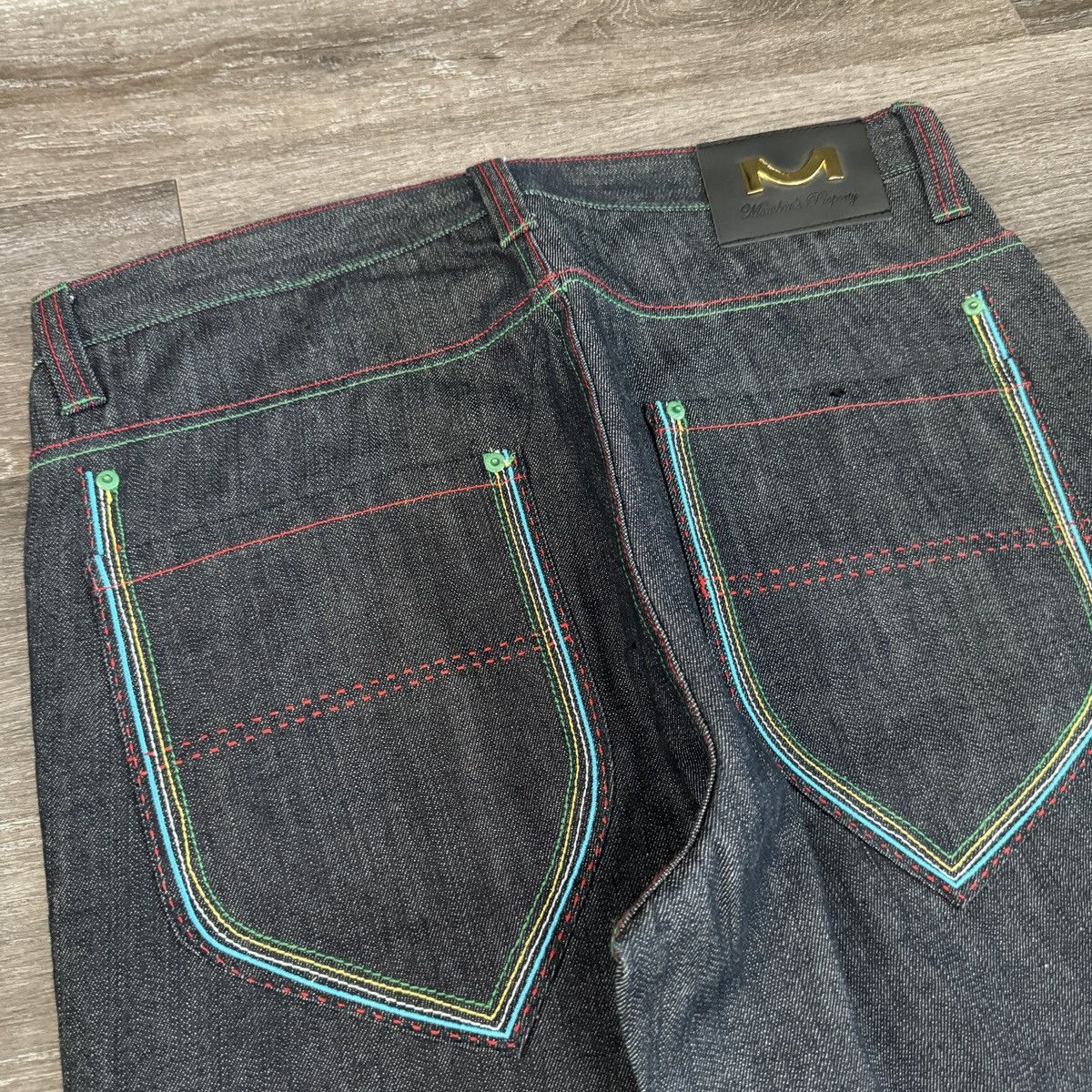 JNCO × Japanese Brand × Vintage Vintage Y2K members property baggy wide leg cybergoth jeans Size US 36 / EU 52 - 3 Thumbnail