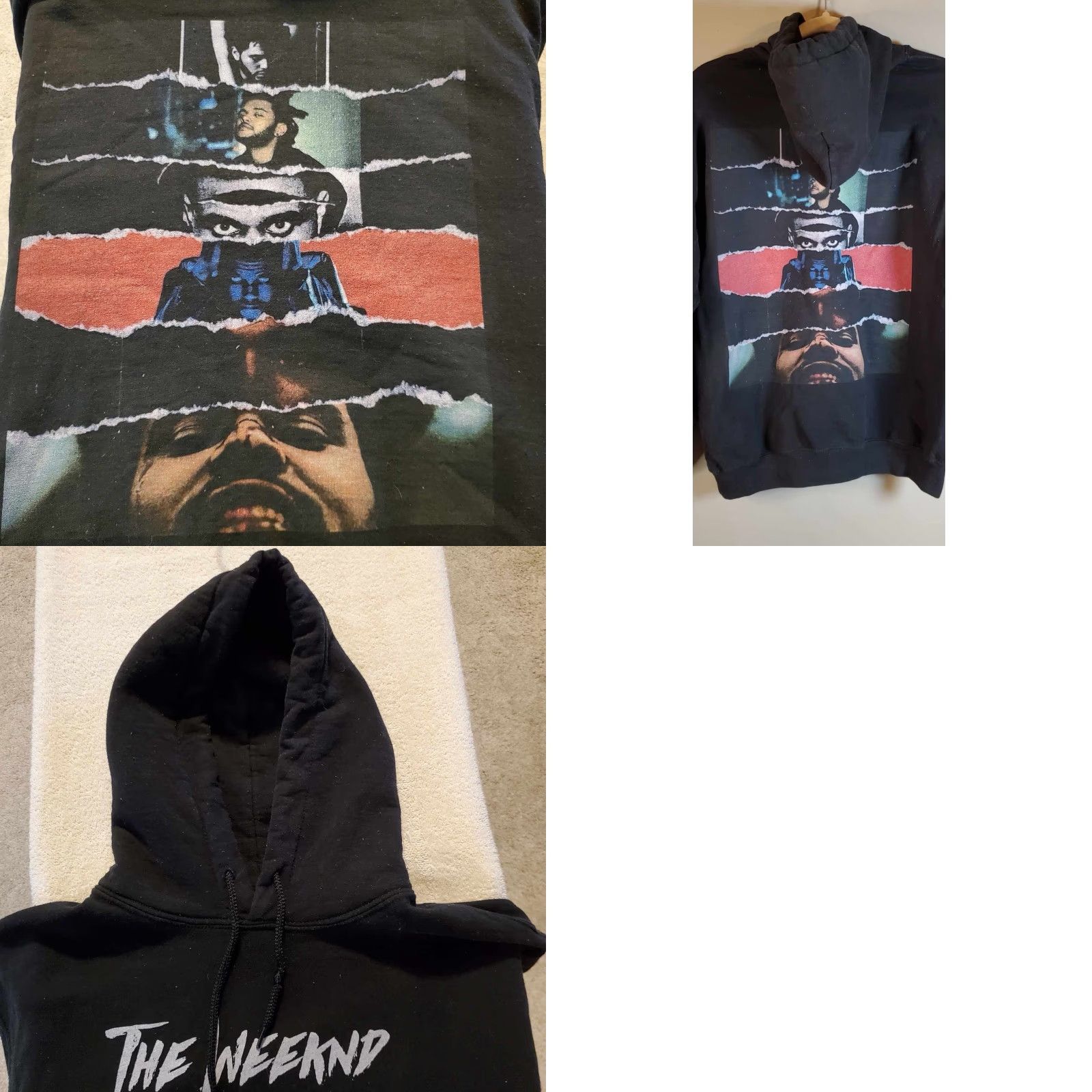 Vintage VINTAGE The Weekend Mens Medium Hoodie Horror Theme Sweatshirt M Size US M / EU 48-50 / 2 - 8 Thumbnail