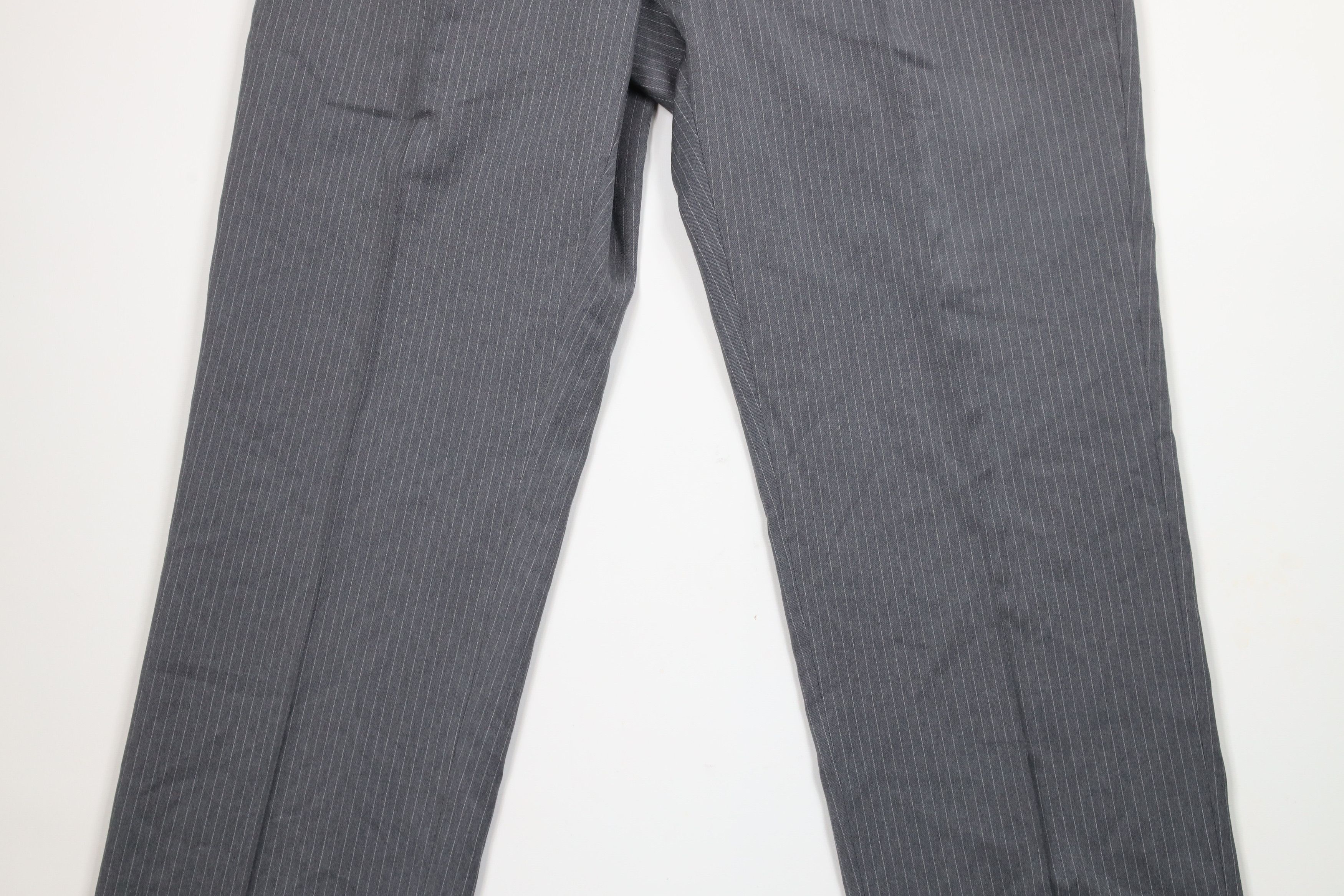 Tommy Hilfiger × Vintage Vintage 90s Tommy Hilfiger Pinstriped Wide Leg Chino Pants Size US 34 / EU 50 - 3 Thumbnail