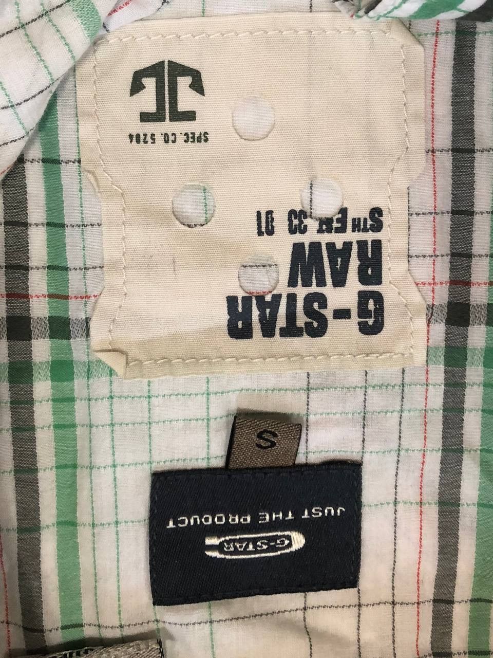 G-Star G Star Raw designer checkered shirt Size US S / EU 44-46 / 1 - 8 Thumbnail