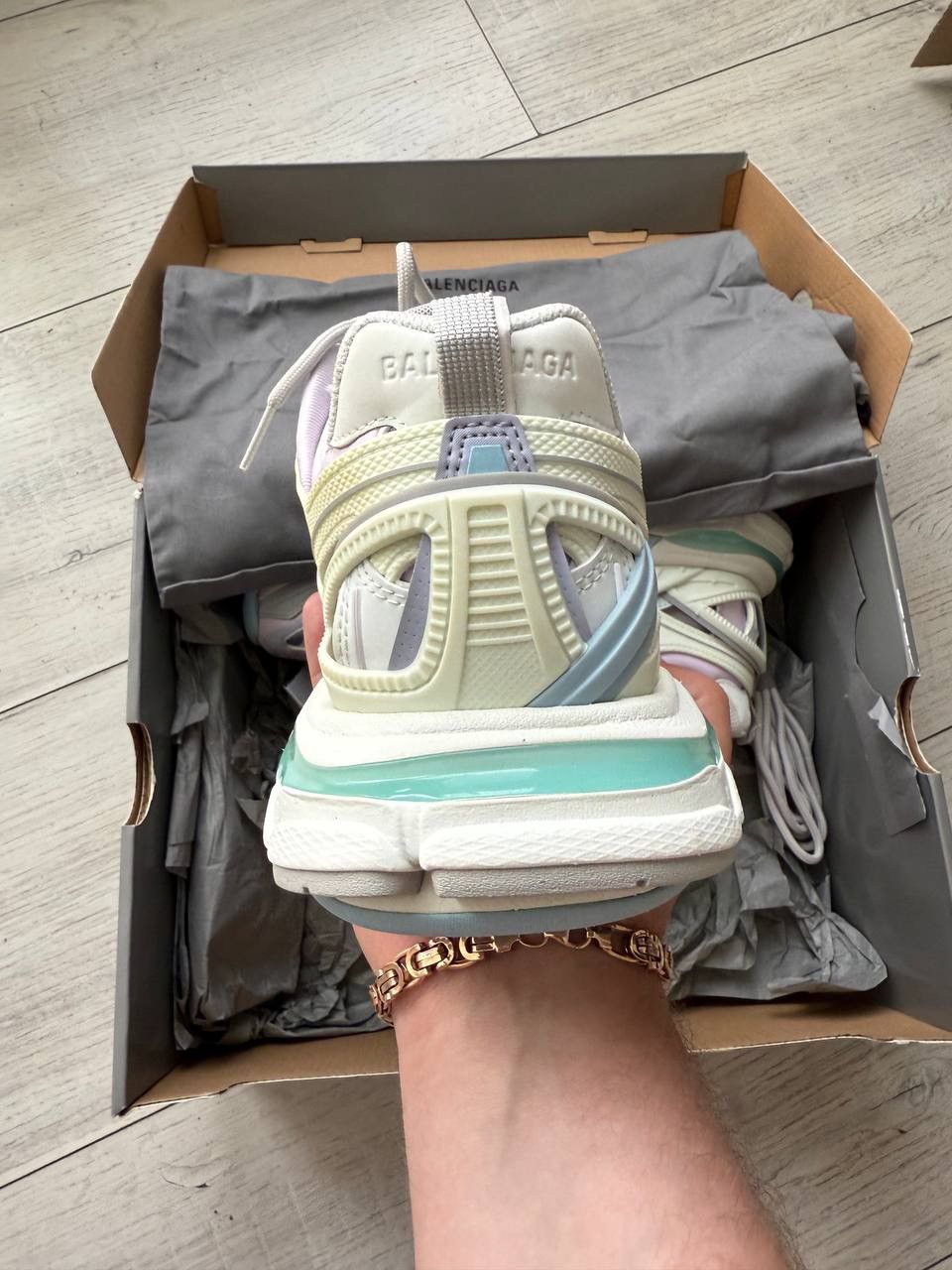 Balenciaga BALENCIAGA TRACK 2.0 MULTICOLOR Size US 10 / IT 40 - 4 Thumbnail