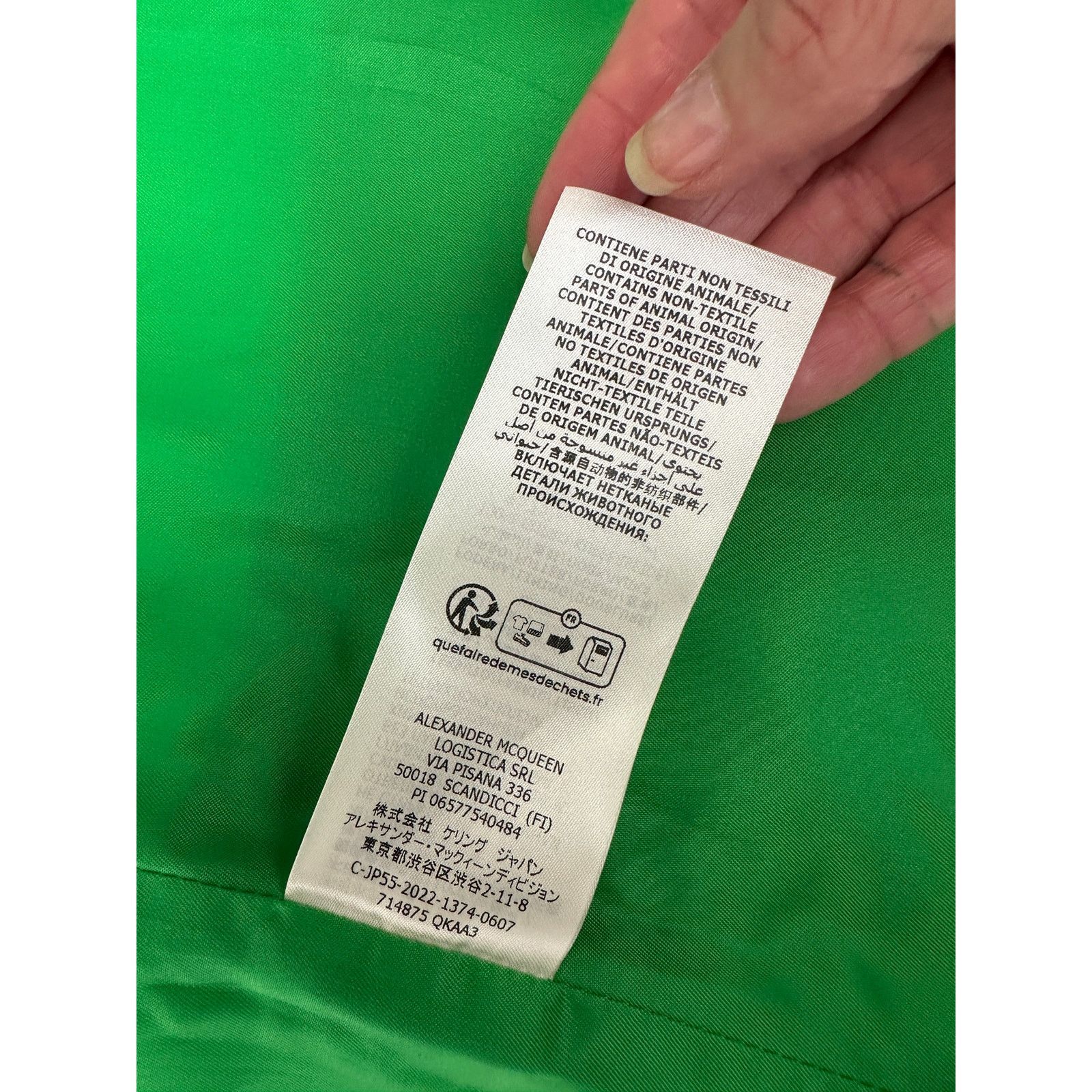 Alexander McQueen Alexander McQueen Lime Green Fitted Wool Coat Made in Italy Size M / US 6-8 / IT 42-44 - 11 Thumbnail