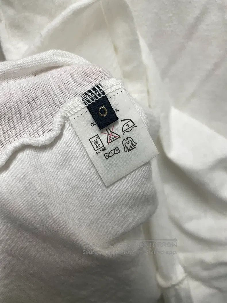Kapital Kapital White cotton knitted top pullover T-shirt long sle Size US XS / EU 42 / 0 - 6 Thumbnail