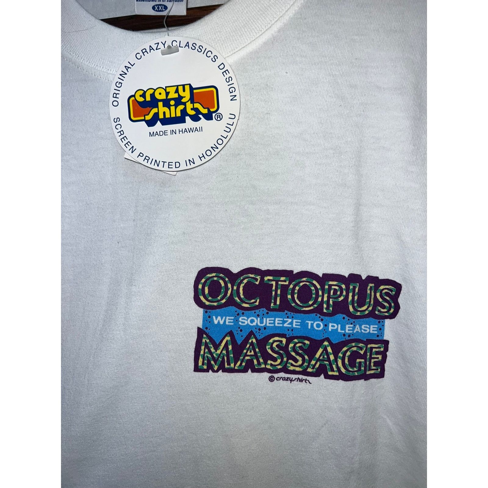 Vintage Vintage Crazy Shirts Octopus Massage Shirt To Please NWT 2XL Size US XXL / EU 58 / 5 - 4 Thumbnail