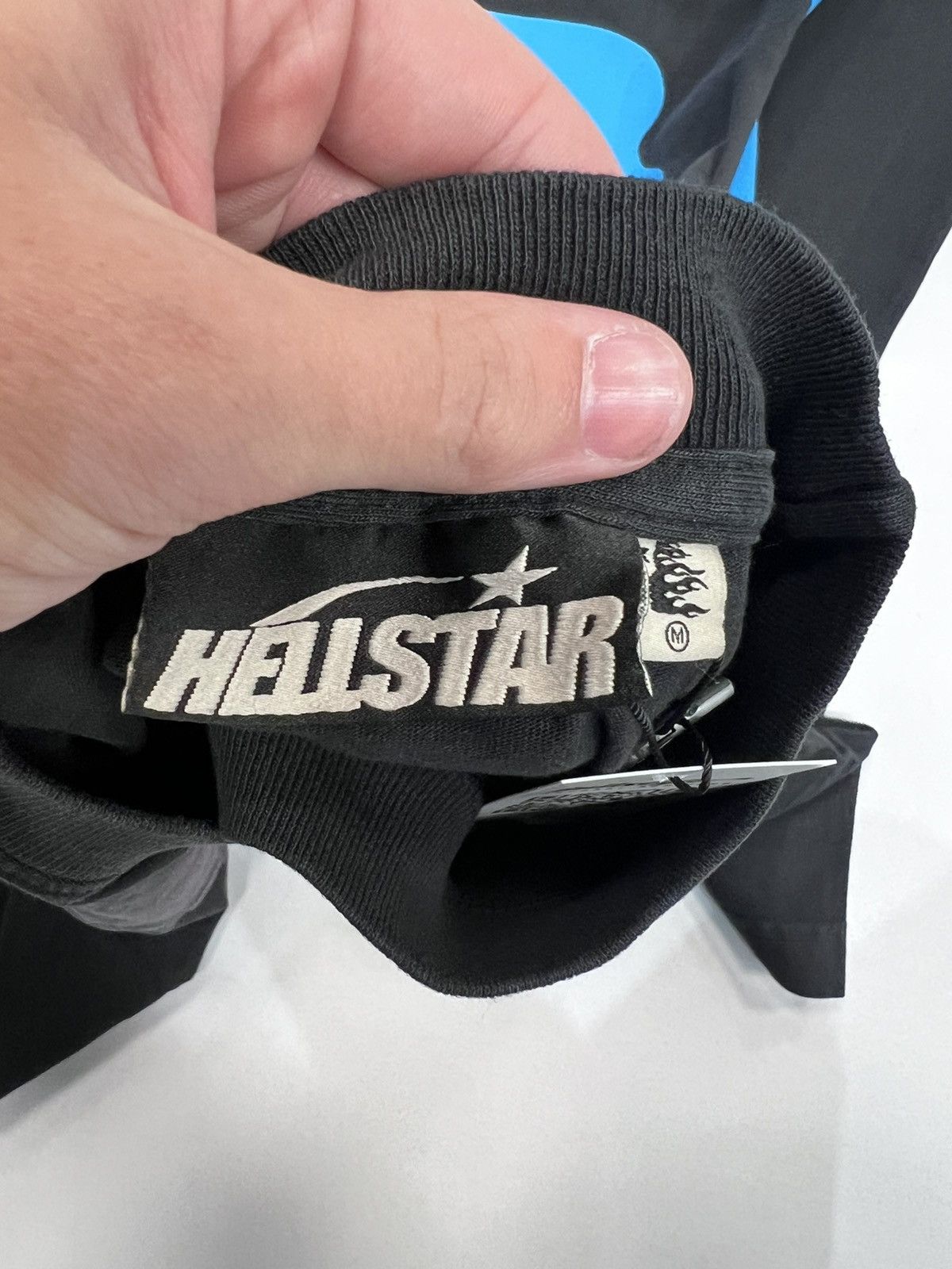 HELLSTAR Hellstar Classic T-Shirt (Regular Logo) Black/Blue Size US M / EU 48-50 / 2 - 3 Thumbnail
