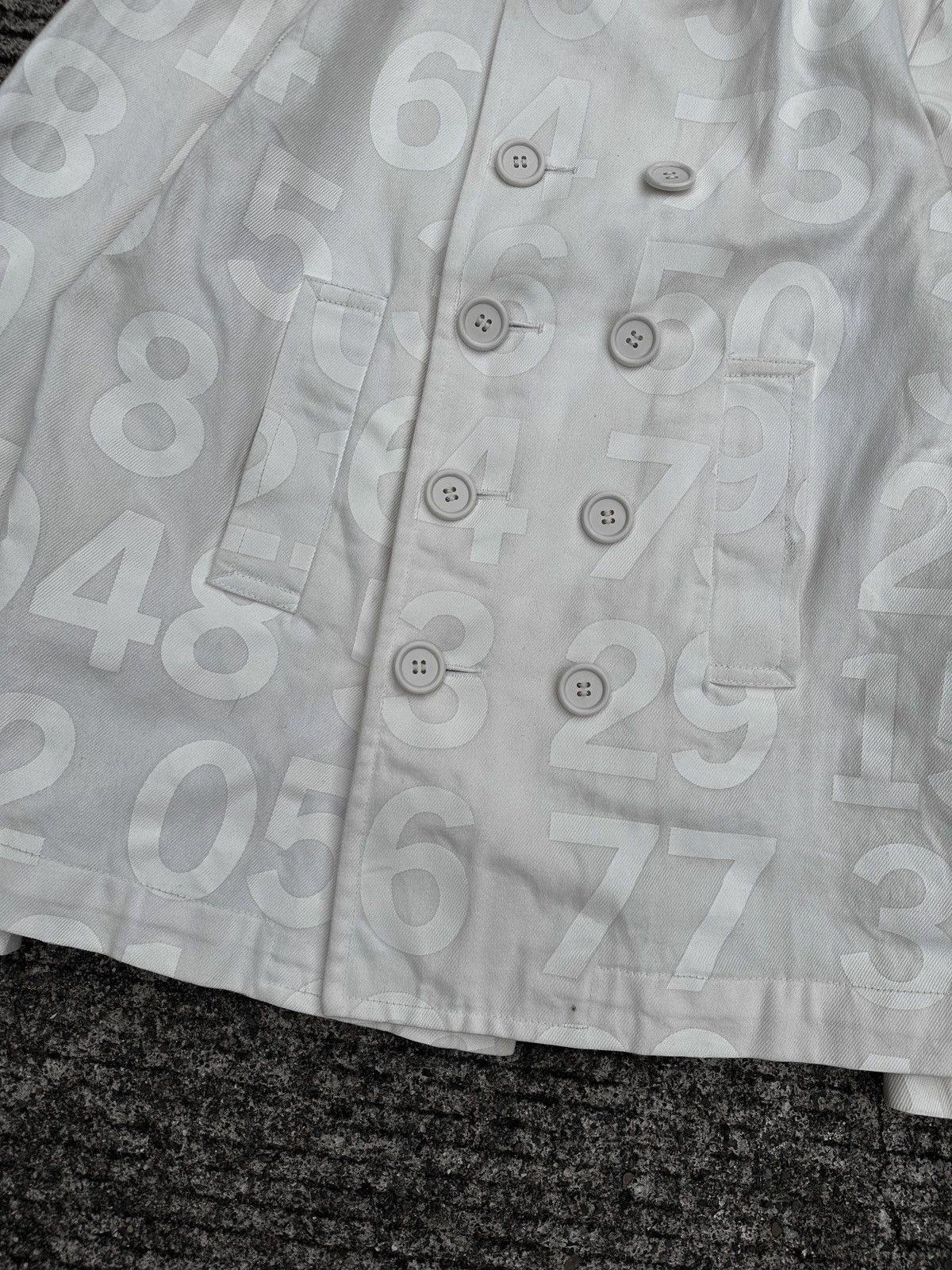 Comme des Garcons × Junya Watanabe Junya Watanabe AD2002 Numbers Allover Printed Jacket Size US M / EU 48-50 / 2 - 10 Thumbnail