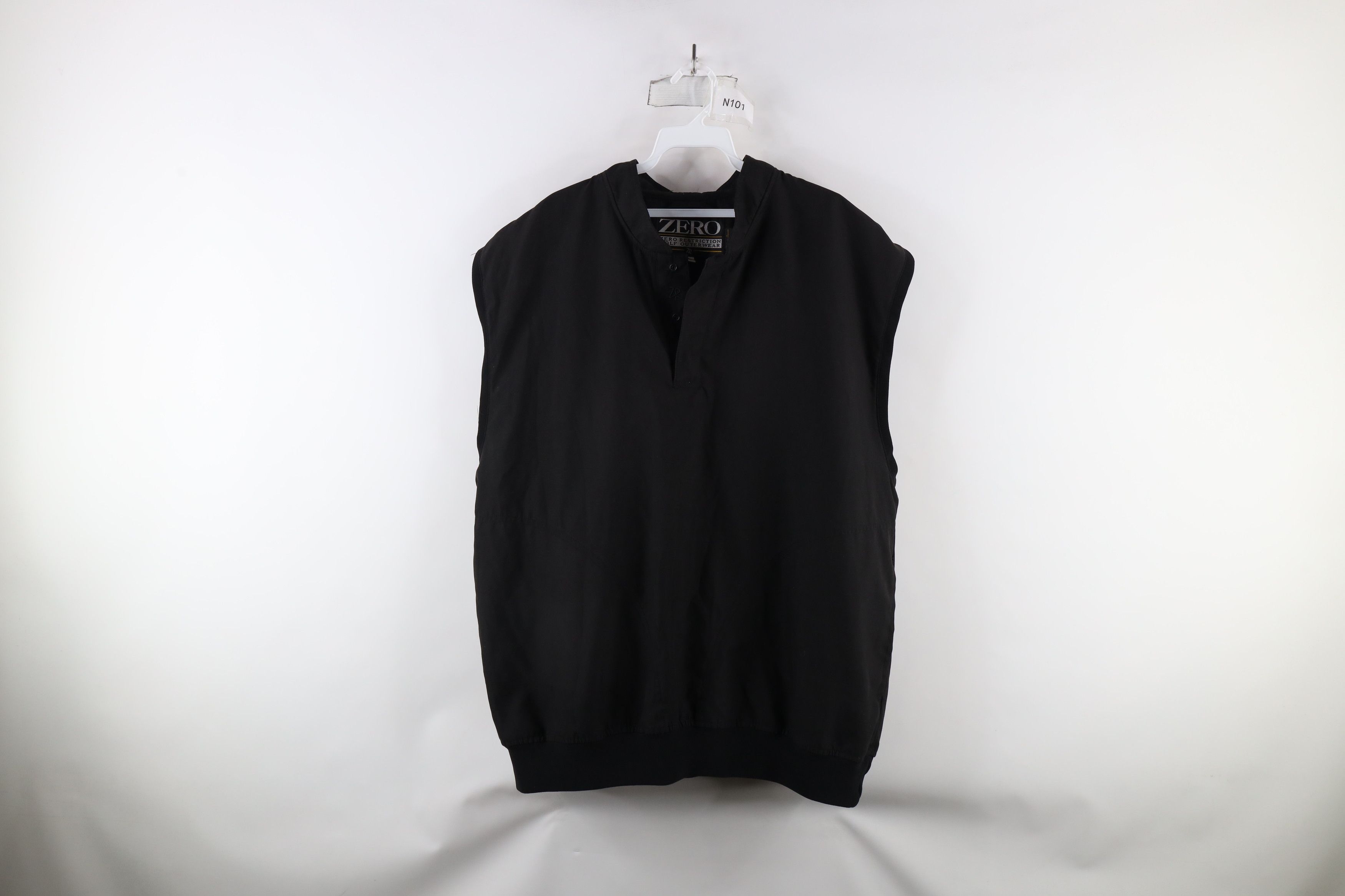 Vintage Zero Restriction Pullover Golfing Golf Vest Jacket Black Size US L / EU 52-54 / 3 - 1 Thumbnail