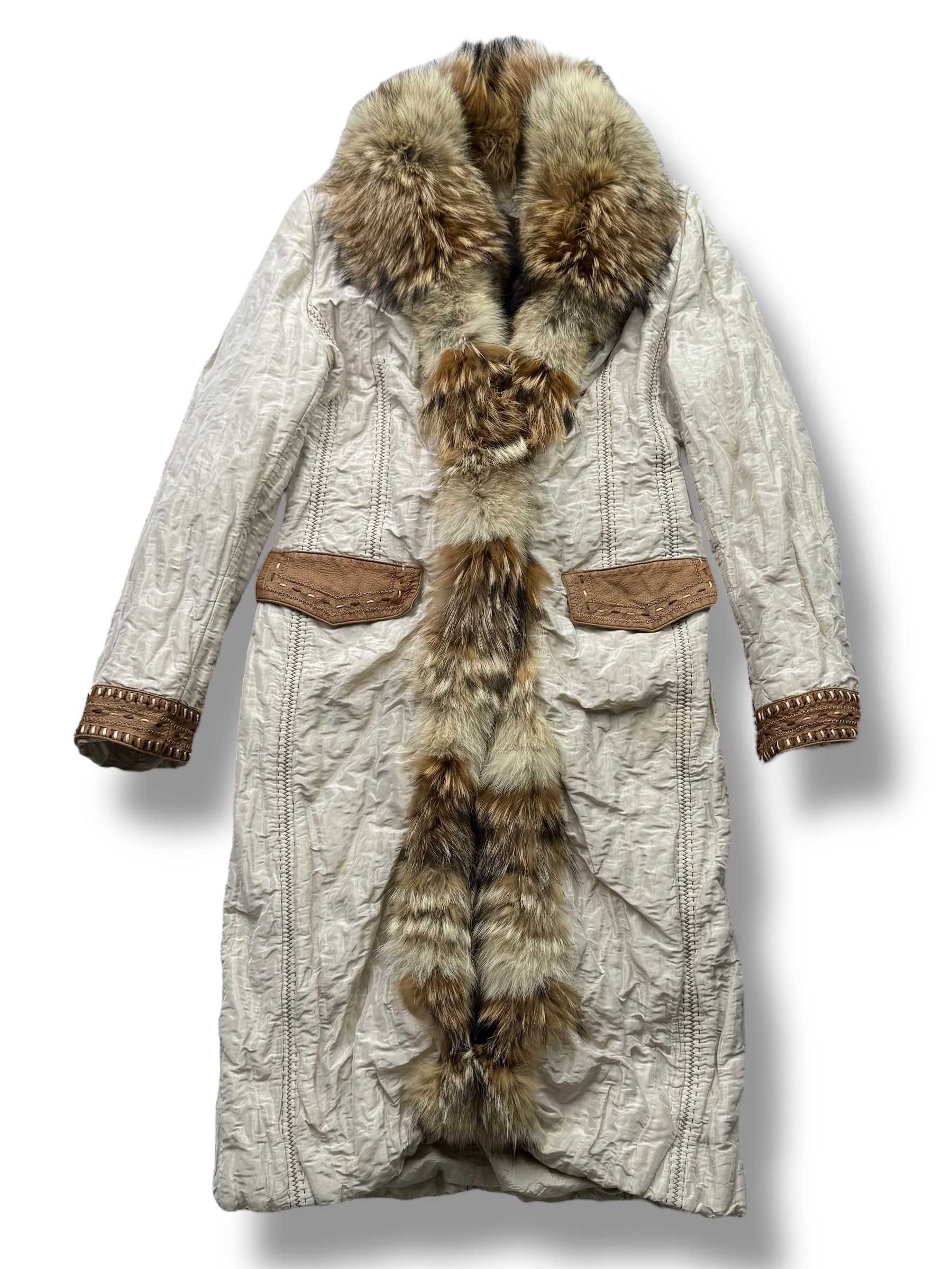 Japanese Brand Y2K Jacket With Real Fur Details(V371) Size M / US 6-8 / IT 42-44 - 1 Thumbnail