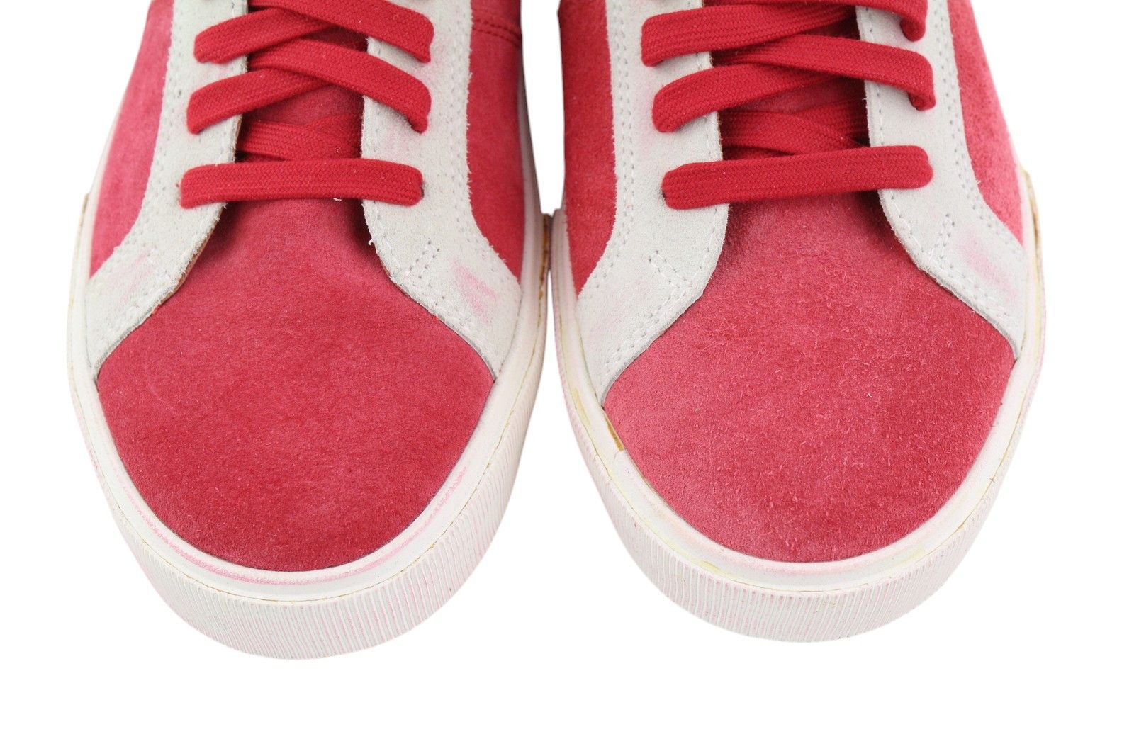 Diesel S-MYDORI LC EU41 Red Suede Leather 41523 Size US 8 / EU 41 - 3 Thumbnail