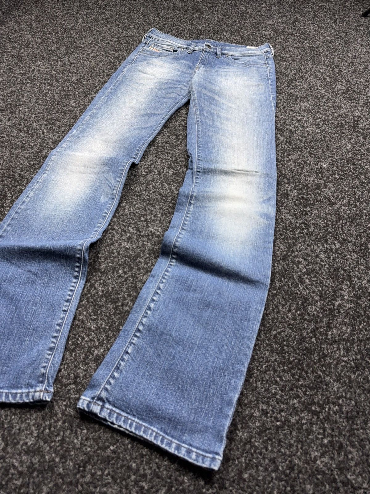 Diesel Luxury Retro 00s Diesel Ronhoir Low Rise Bootcut Jeans Y2K Size 28" / US 6 / IT 42 - 3 Thumbnail