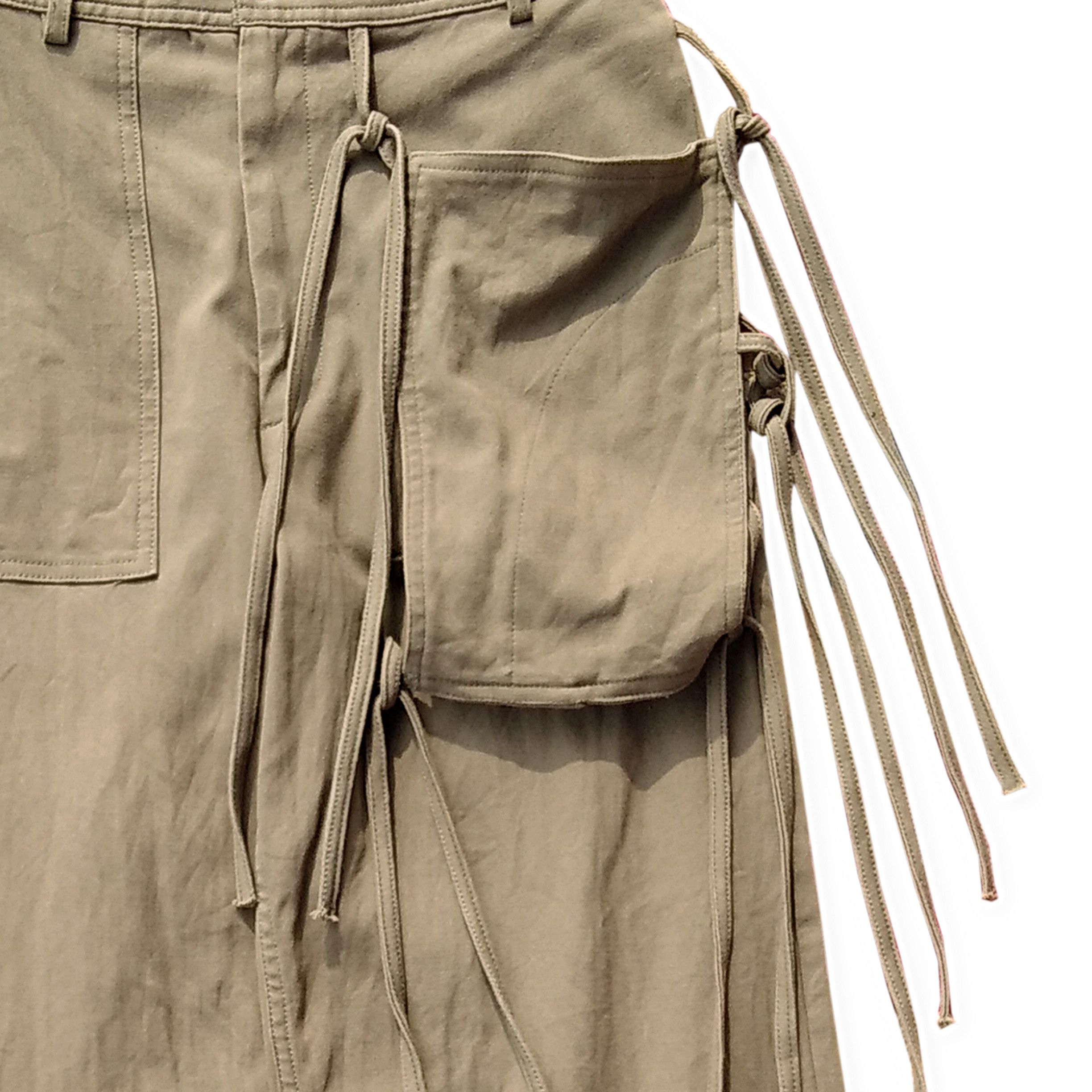 Le Grande Bleu (L.G.B.) THE ILMA Korean Brand Baggy Military Longpants Size 25" / US 0 / IT 36 - 2 Thumbnail
