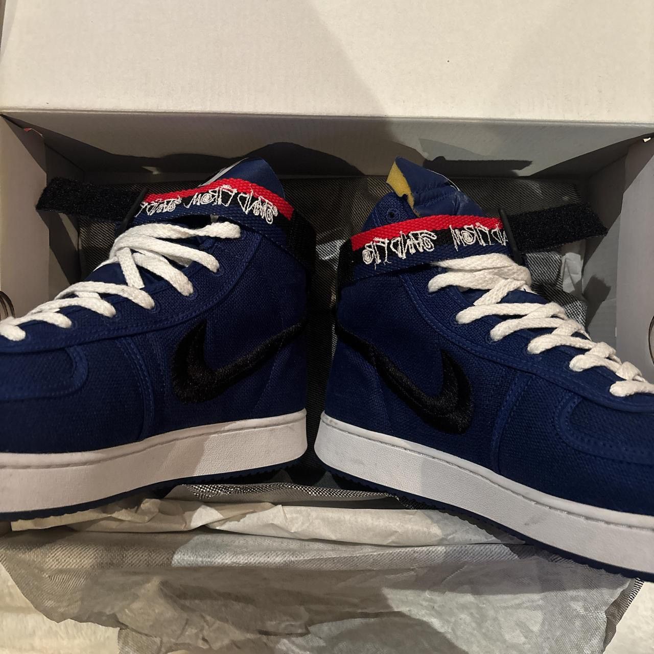 Nike × Stussy Nike Vandal High Stussy Deep Royal Blue Size 13 Size US 13 / EU 46 - 3 Thumbnail