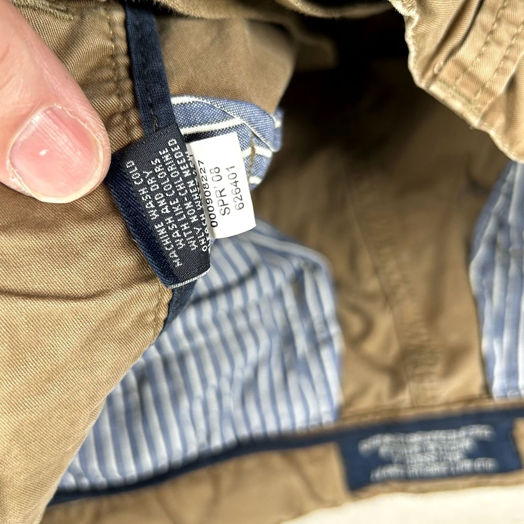 Vintage VINTAGE NAVY Pants Cargo 34x32 Mens Blue Canvas 90s Y2K Army Grunge Utility Straight Size US 34 / EU 50 - 6 Thumbnail