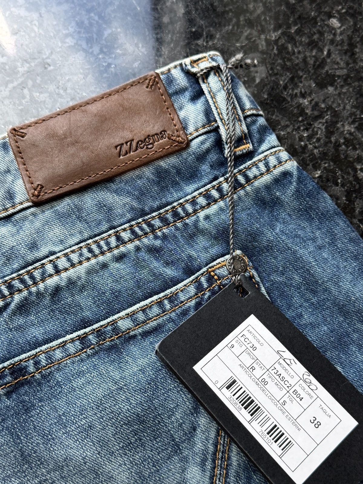 Z Zegna Z Zegna Vintage Regular Rise Jeans Size US 38 / EU 54 - 12 Thumbnail