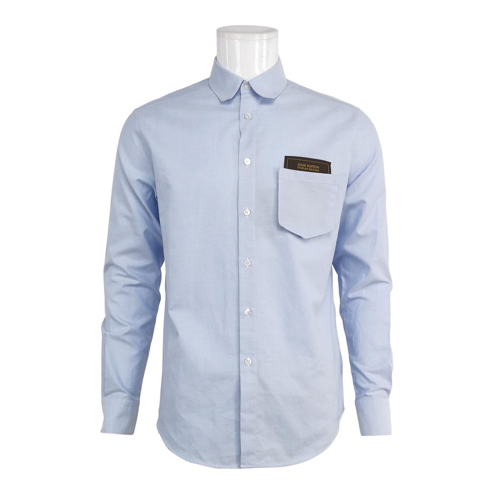 Louis Vuitton Louis Vuitton M Cotton Single-Breasted Lapel Shirt Size US L / EU 52-54 / 3 - 1 Thumbnail