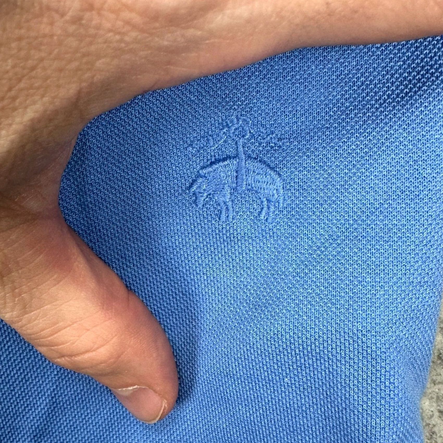 Brooks Brothers Brooks Brothers Polo Shirt XL Adult Mens Light Blue Rugby Supima Cotton Short Sleeve Collared Casual Shirt Breathsable Size US XL / EU 56 / 4 - 7 Thumbnail