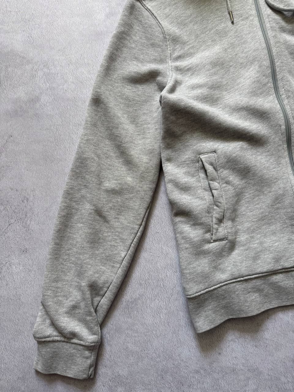 H&M Y2K Zipper Fur Hoodie Jacket Basic Gray Size US M / EU 48-50 / 2 - 5 Thumbnail