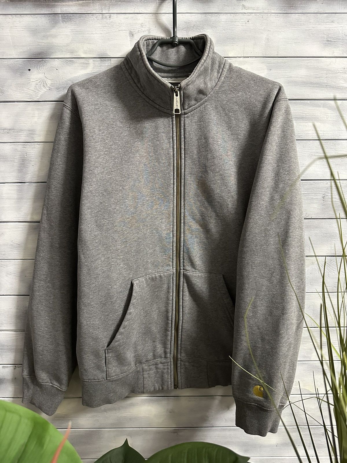 Carhartt Rare Zip Sweatshirt Carhartt Work In Progress. Y2K Size US M / EU 48-50 / 2 - 1 Thumbnail