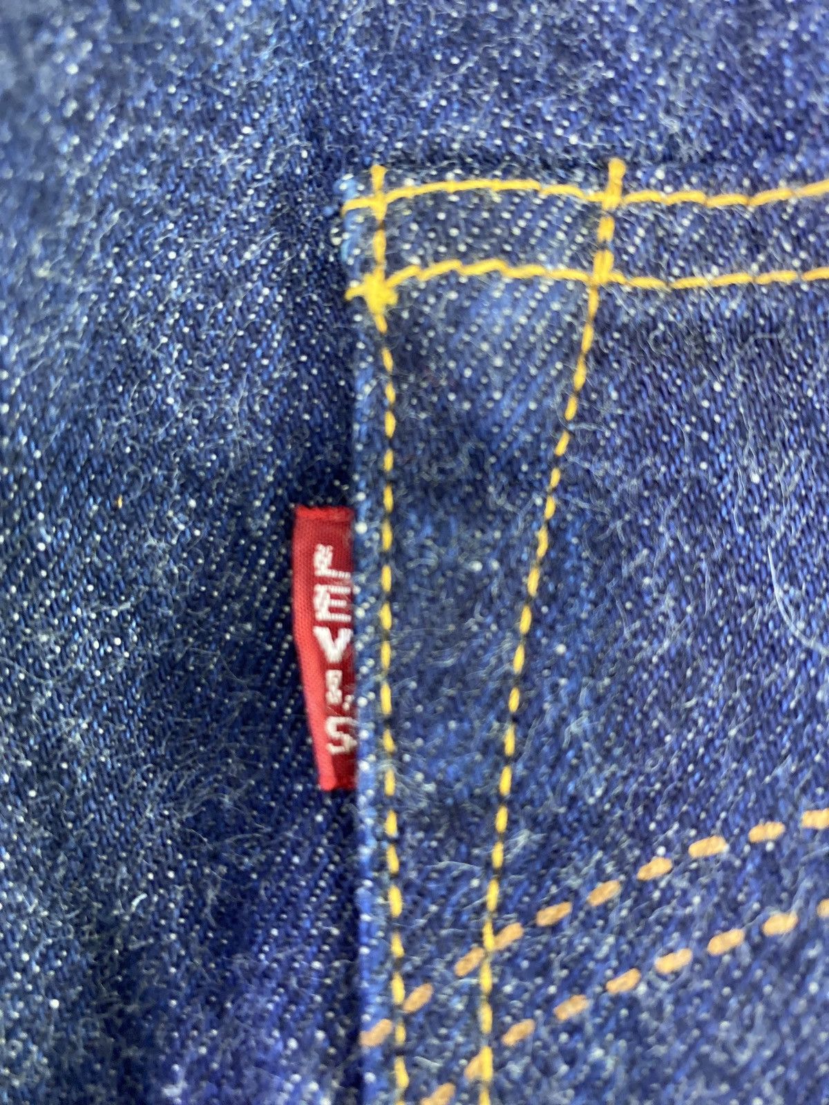 Jean × Levi's × Vintage VINTAGE LEVIS s501xx Big ‘E’ REDLINE BLUE JEANS-J889 Size US 29 - 11 Thumbnail