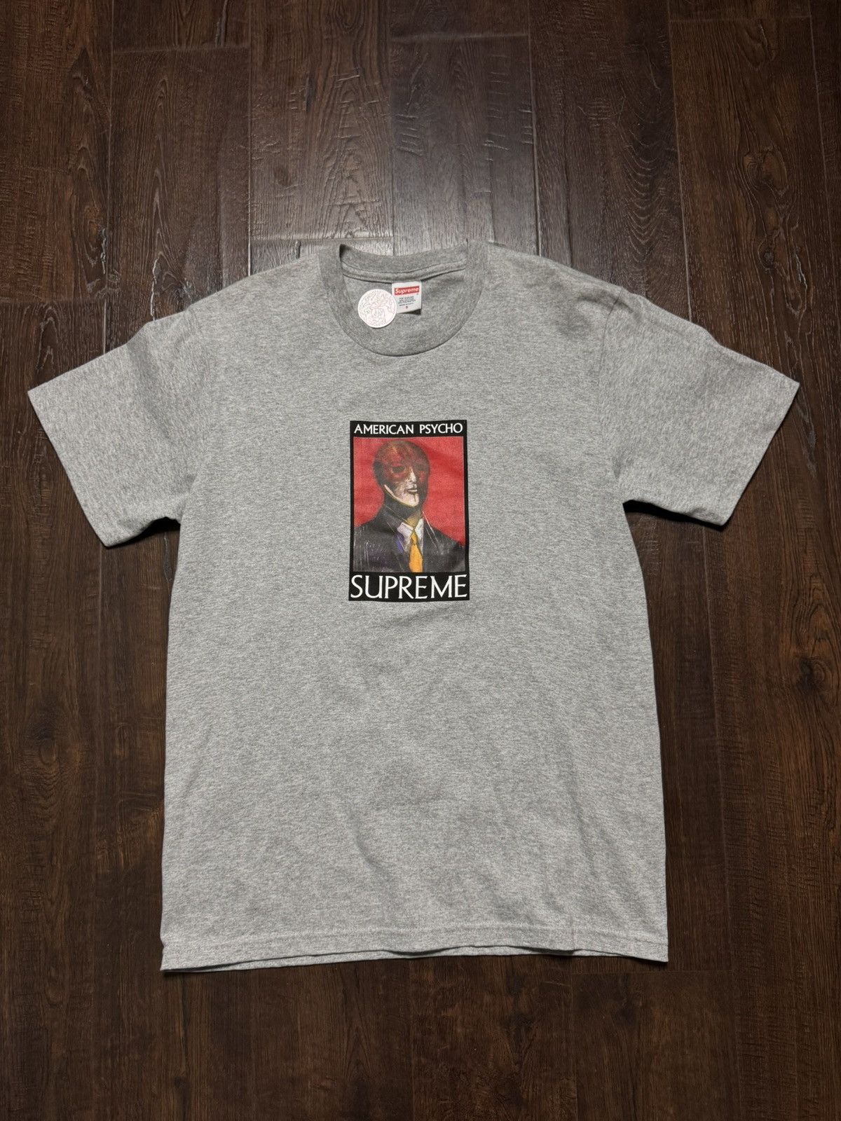 Supreme Supreme American Pyscho Tee Grey New Small Fast Shipping Size US S / EU 44-46 / 1 - 1 Thumbnail
