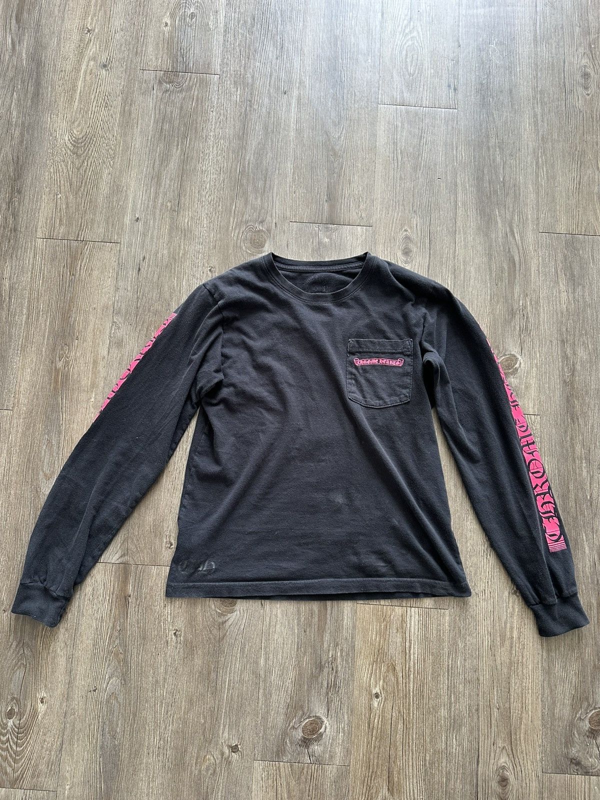 Chrome Hearts Chrome Hearts Pink Logo Long Sleeve | Grailed