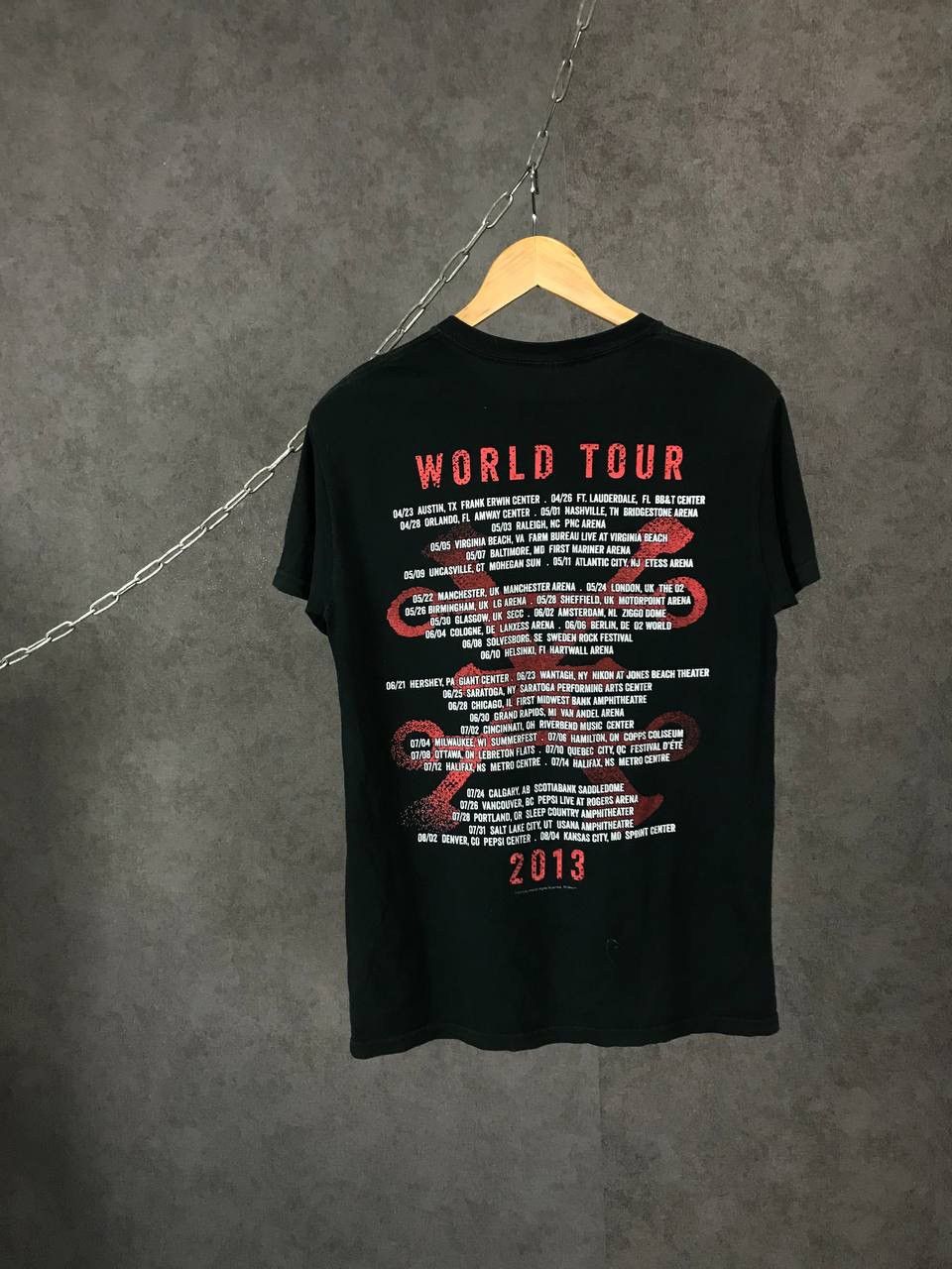 Band Tees Rush 2013 rock band tour tee Size US S / EU 44-46 / 1 - 2 Thumbnail
