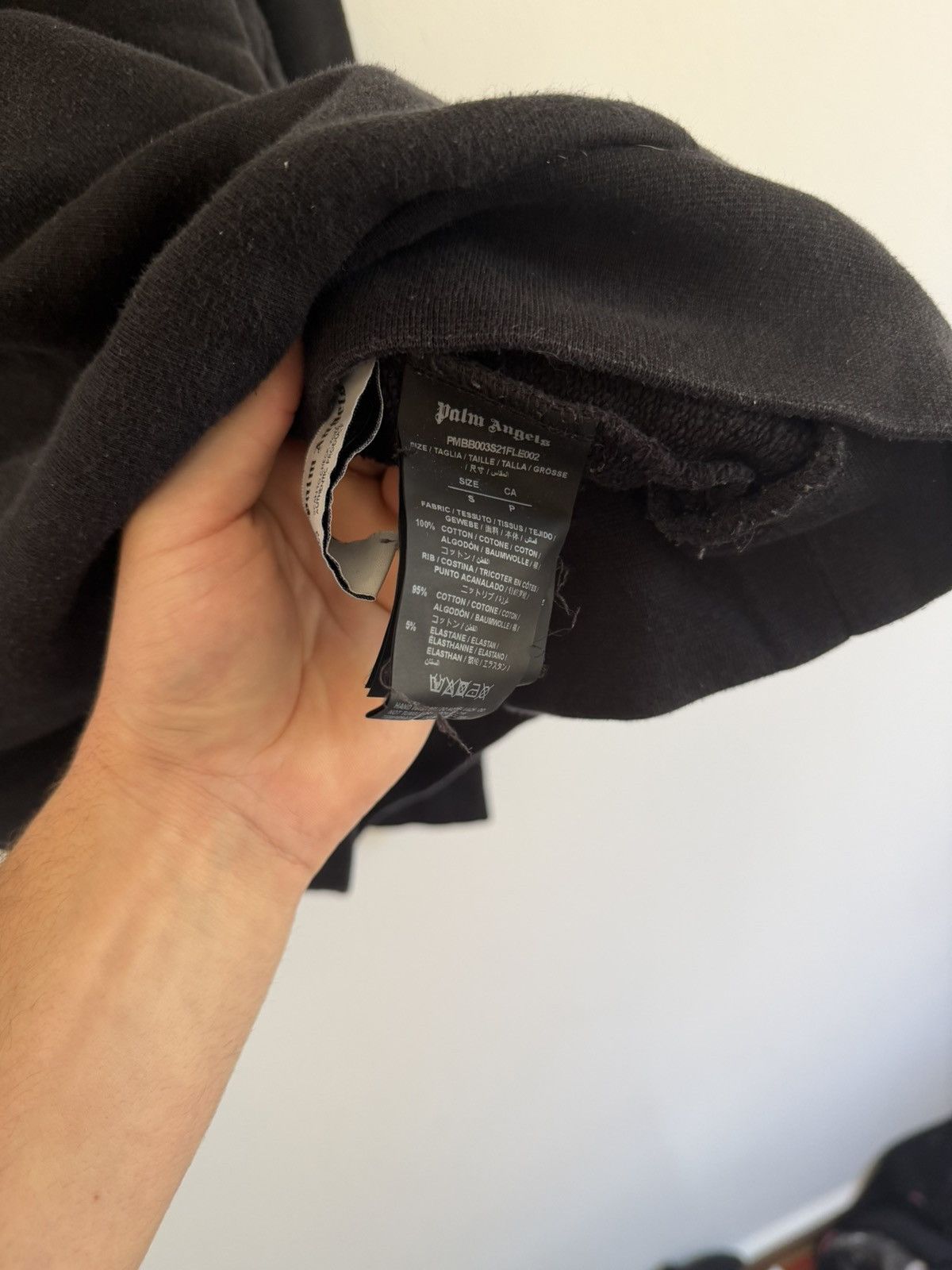 Palm Angels Palm Angels Paris sprayed logo hoodie Size US M / EU 48-50 / 2 - 8 Thumbnail