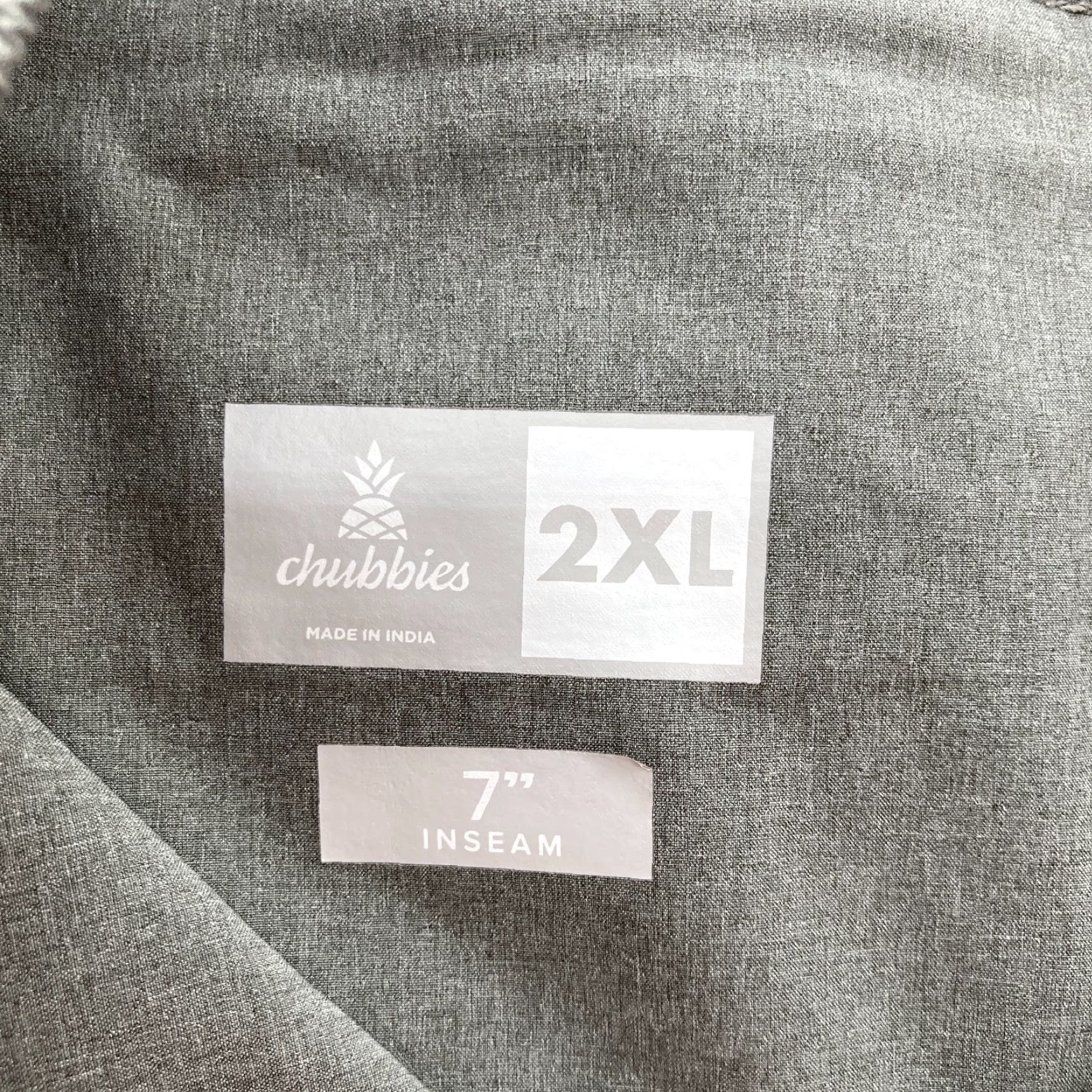 Chubbies Chubbies Shorts Mens 2XL Gray Chino Commission Athleisure Performance Drawstring Shorts Size US 39 - 4 Thumbnail