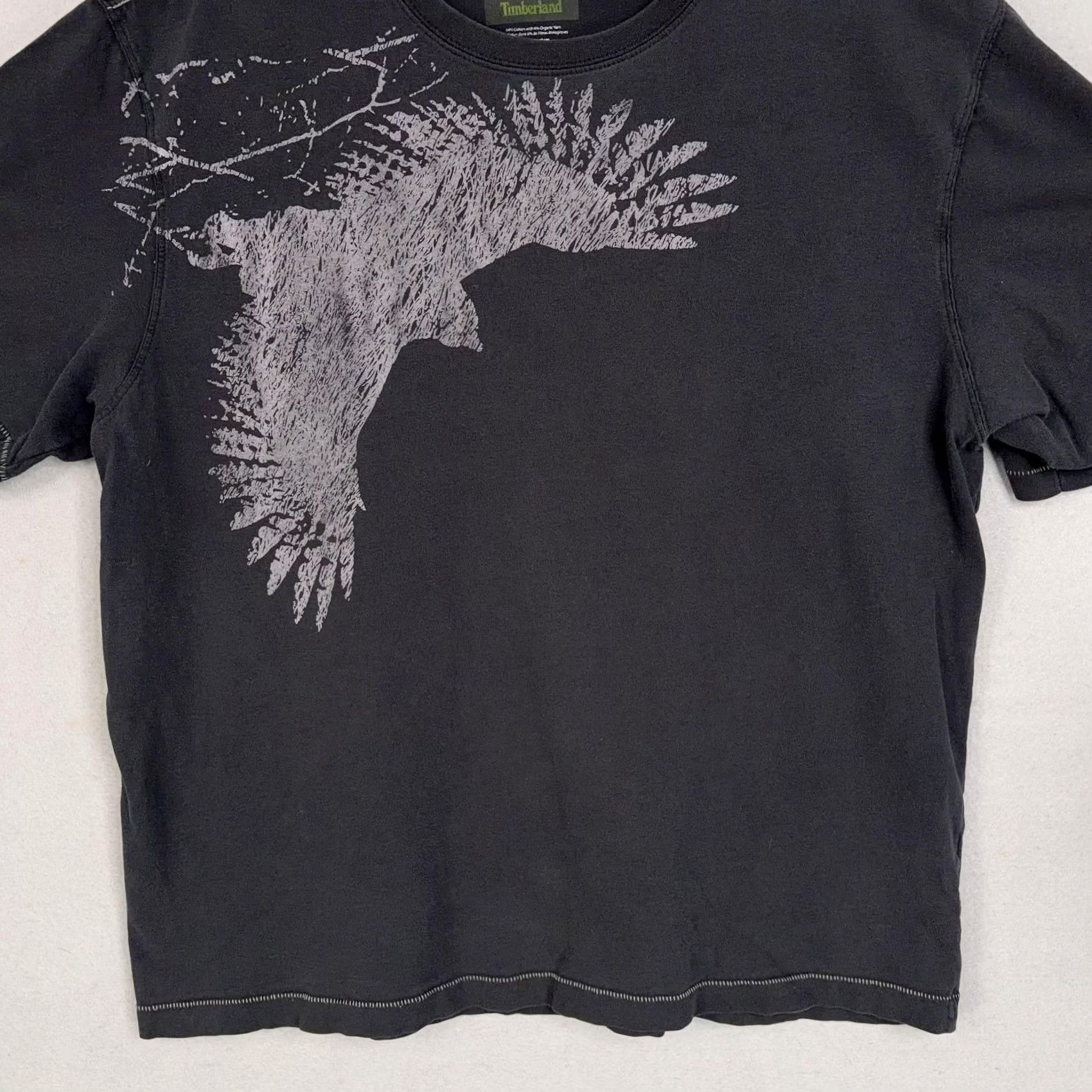 Timberland VINTAGE Timberland Shirt Mens XL Black Eagle Bird Graphic Nature Outdoor Tee Size US XL / EU 56 / 4 - 3 Thumbnail