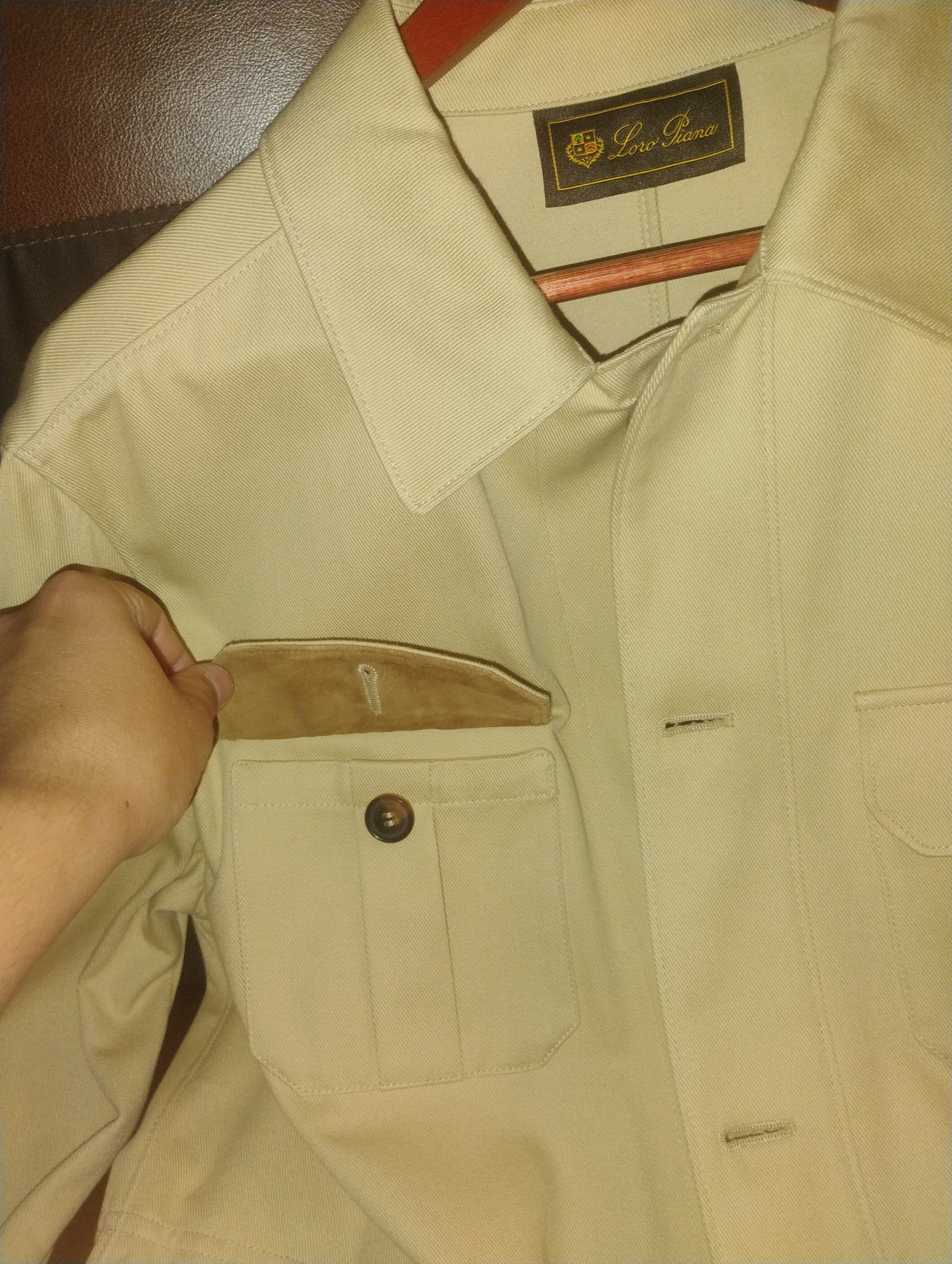 Loro Piana Lori Piana Safari jacket 100% Cotton Size US XL / EU 56 / 4 - 4 Thumbnail