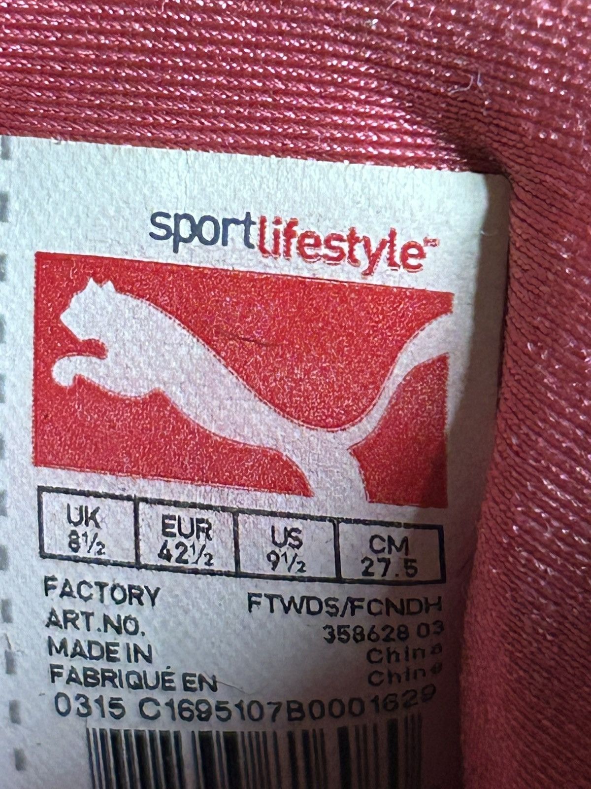 Puma Puma Trinomic Pink Shoes Size US 9.5 / EU 42-43 - 5 Thumbnail