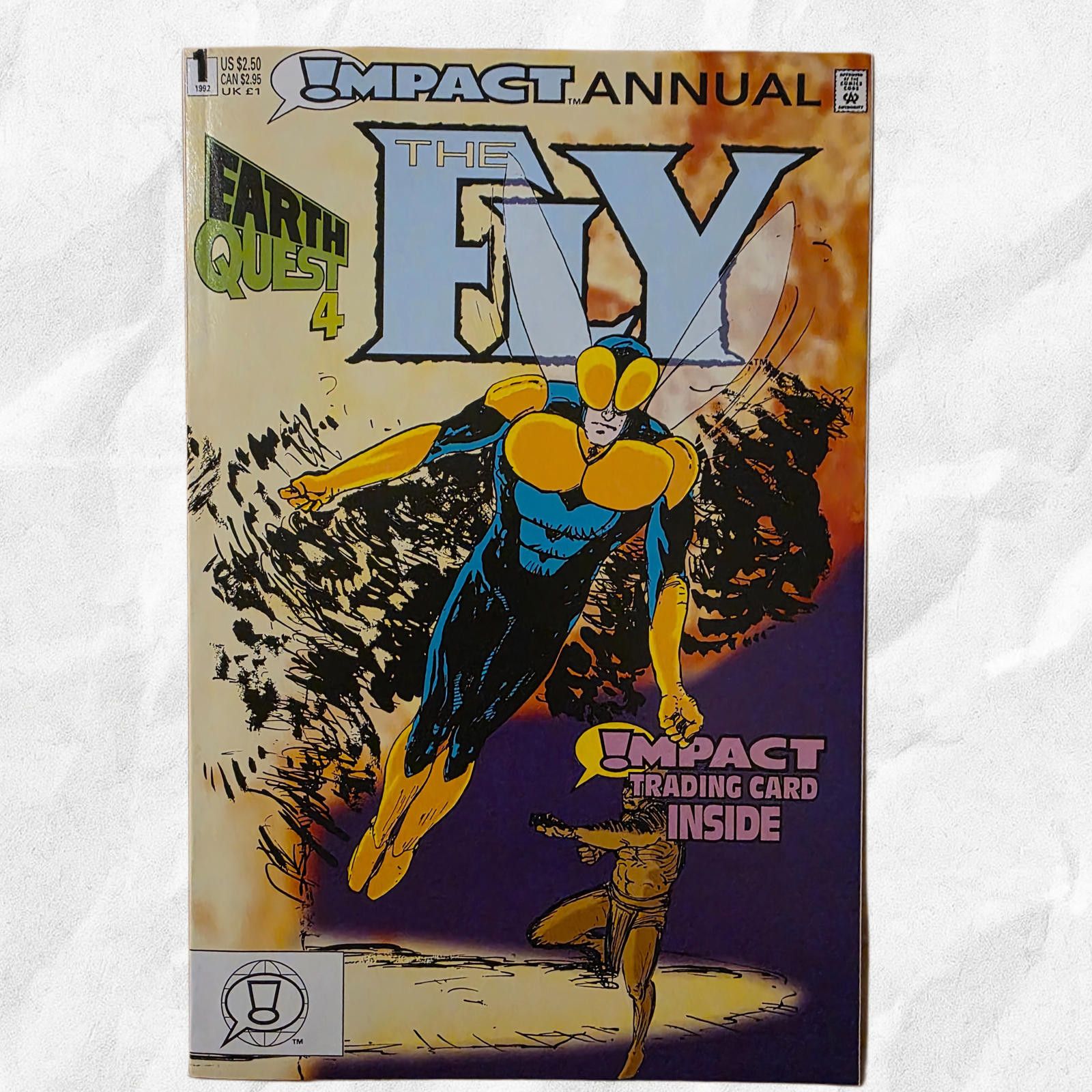 Other Fly Annual #1 VF 1992 Earth Quest 4 Comic + Card (C) Size ONE SIZE - 1 Thumbnail