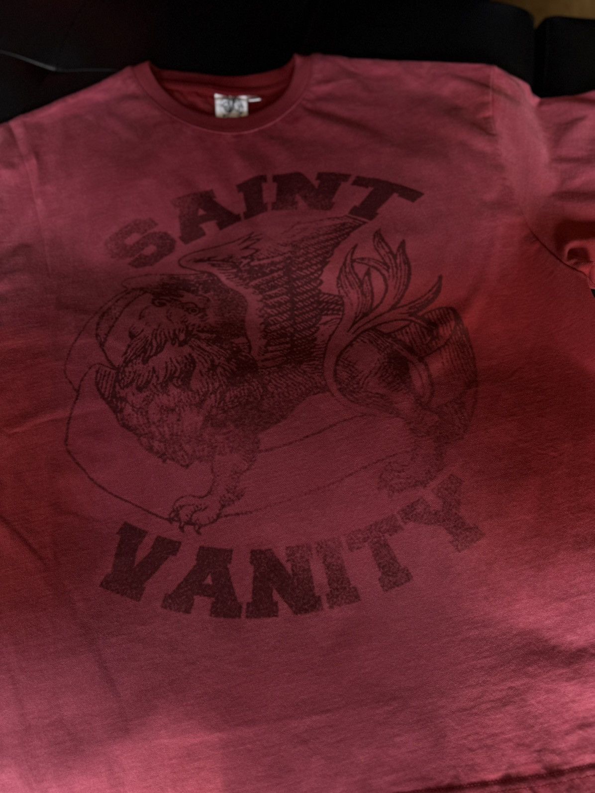 Saint Vanity Saint Vanity UNRELEASED Tee Shirt Logo Red Size Large (NEW) Size US L / EU 52-54 / 3 - 3 Thumbnail