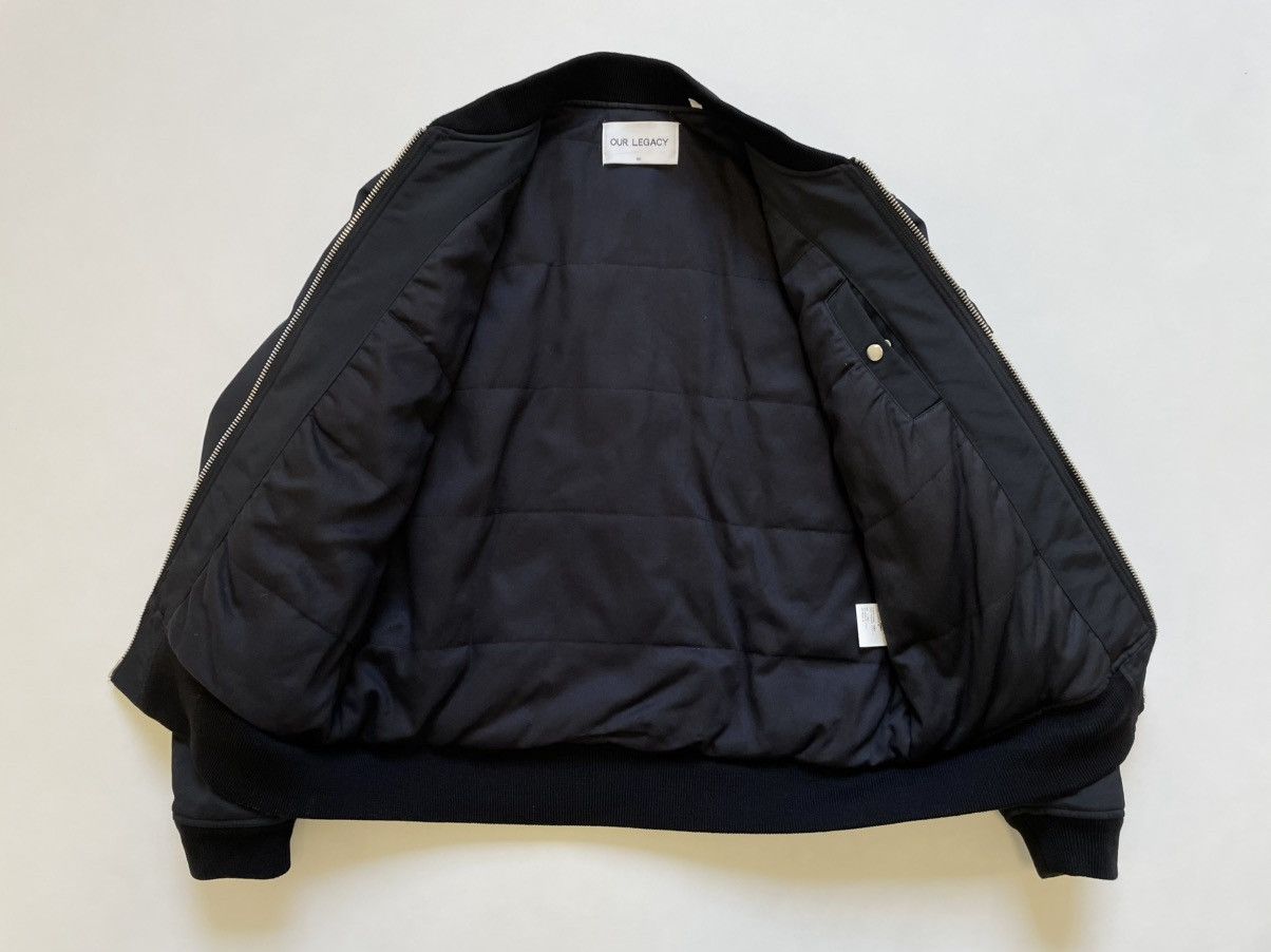 Our Legacy A/W 14 ‘Black Shimmer’ Nylon Bomber Jacket Size US M / EU 48-50 / 2 - 11 Thumbnail