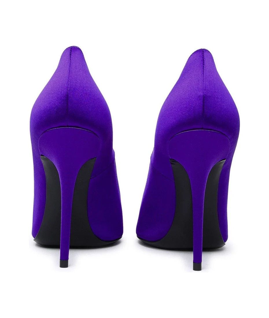 Saint Laurent Paris o1y0126 Pumps in Purple Size US 6.5 / IT 36.5 - 4 Thumbnail