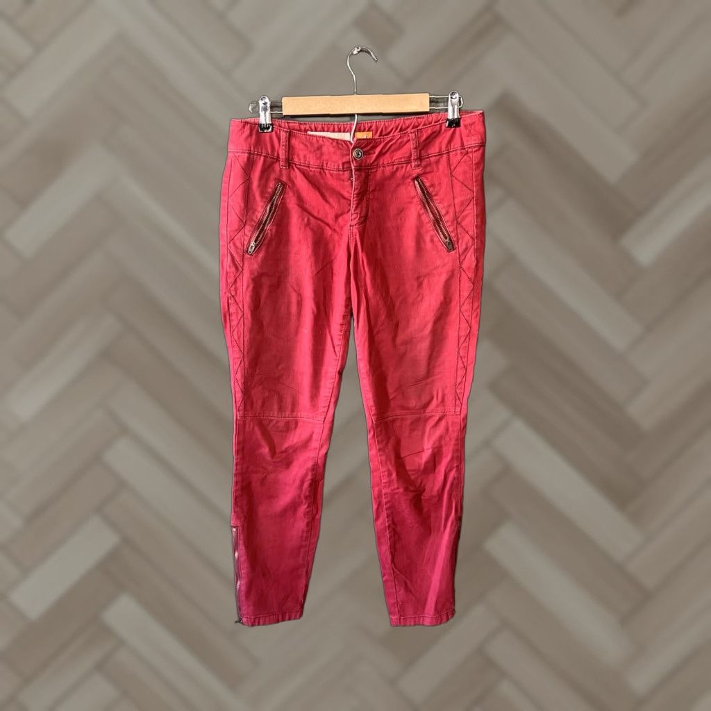 Vintage Pilcro and the Letterpress by Anthropologie Womens Black Chino Pants Size 6 x 28 Size 28" / US 6 / IT 42 - 1 Thumbnail
