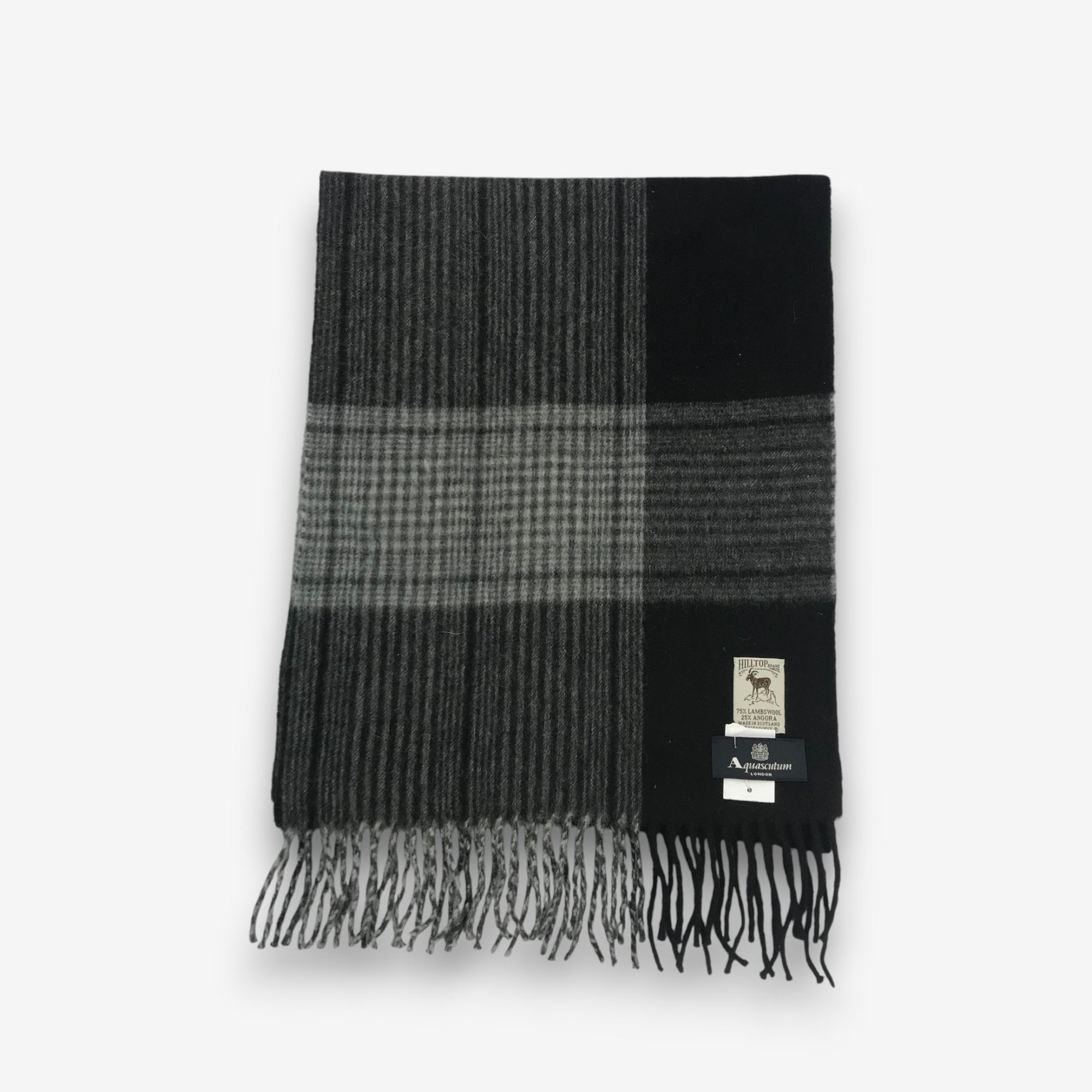 Aquascutum Vintage Aquascutum Scarf Wool Cashmere Scarves Size ONE SIZE - 2 Thumbnail