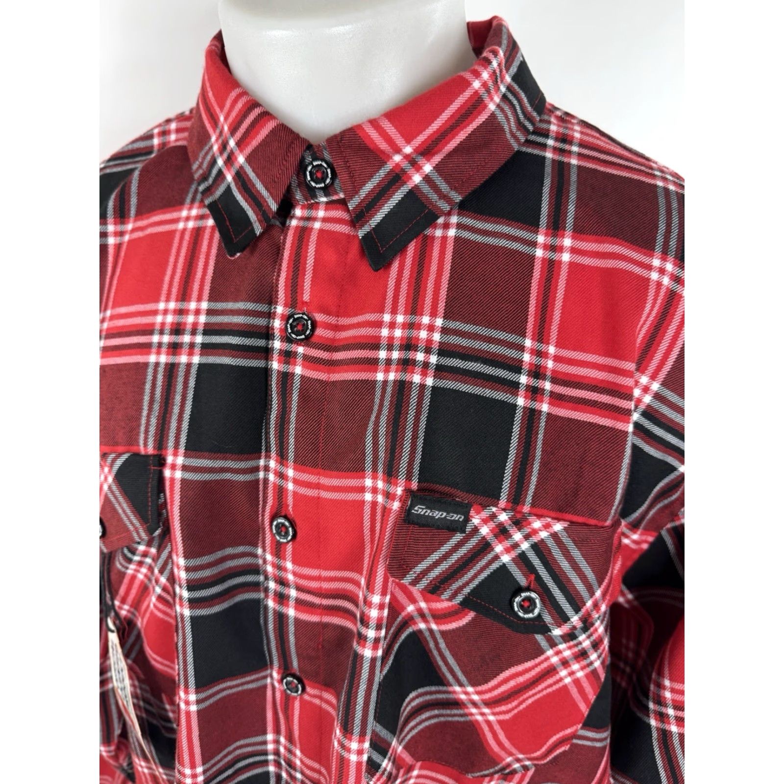 Vintage DIxxon Flannel - SNAP ON TOOLS - NEW w TAG - Limited Edition Plaid 3XL Shirt Size US XXL / EU 58 / 5 - 3 Thumbnail