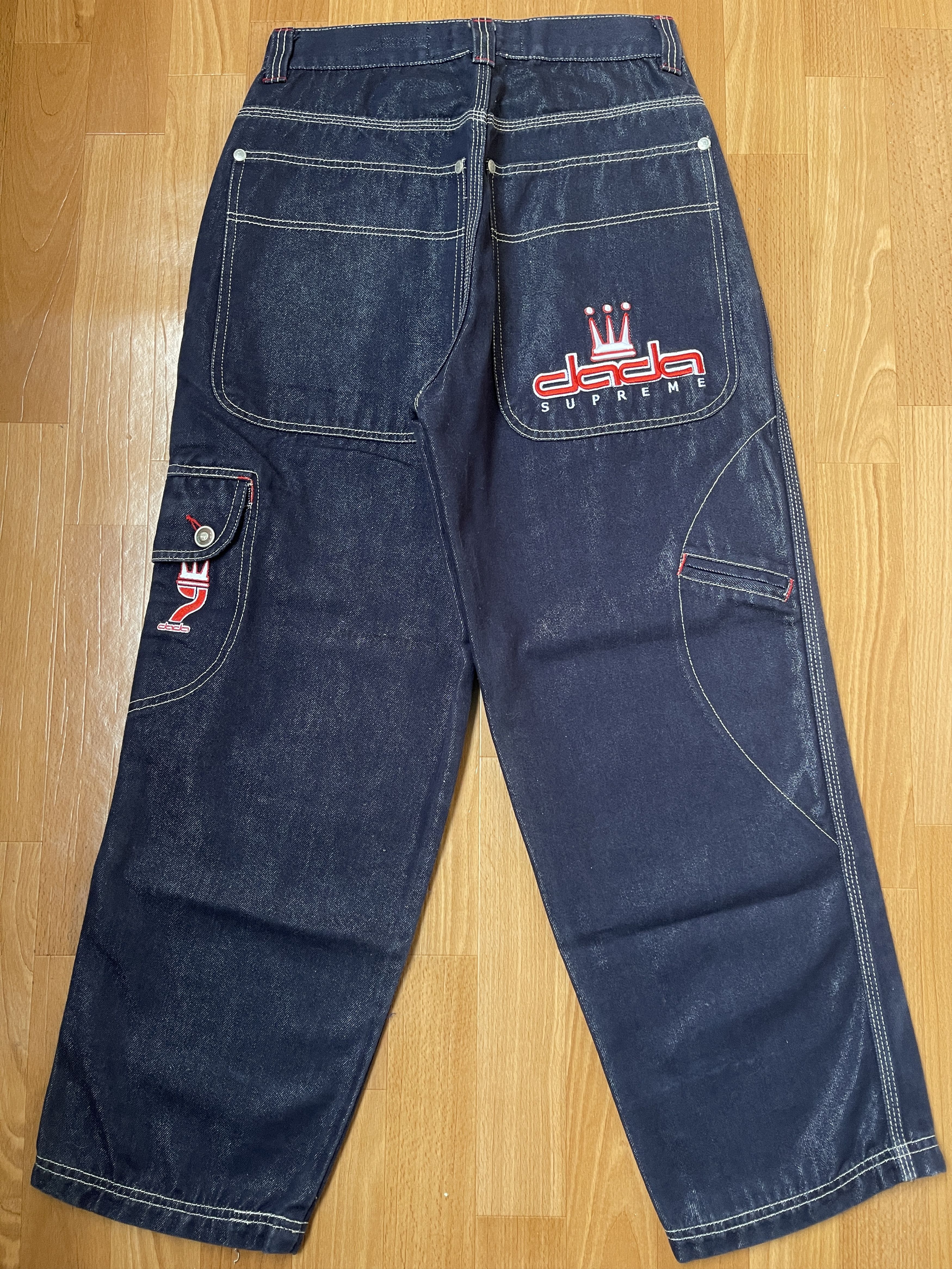 Damani Dada Damani Dada jeans, vintage baggy jeans, 90s hip hop size 26 Size US 26 / EU 42 - 1 Thumbnail