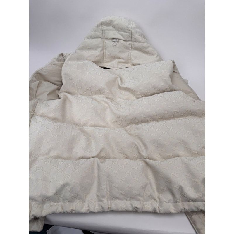 Gucci Gucci White Full Zip Puffer Hooded Vest Jacket Size 50 Size XL / US 12-14 / IT 48-50 - 14 Thumbnail