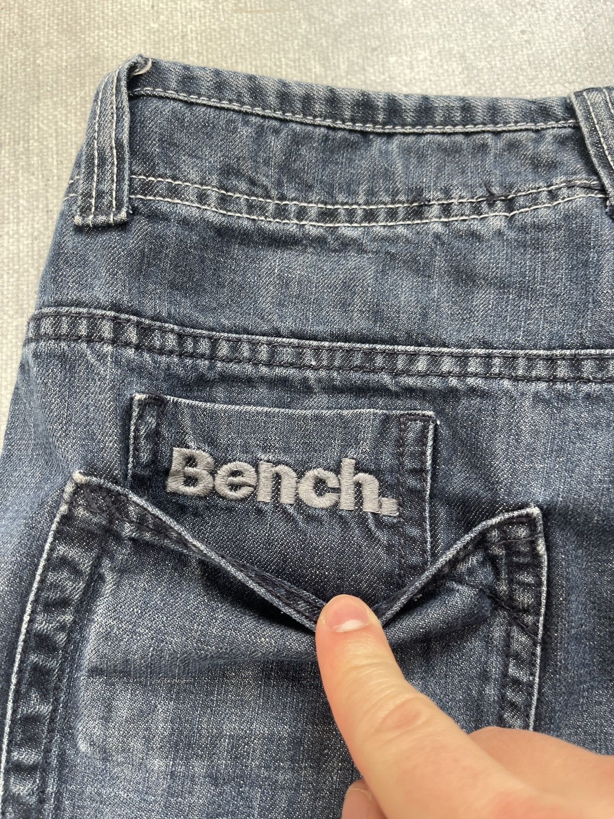 Bench × Vintage Vintage Rare Cargo Biker zipper Jeans pants Size US 30 / EU 46 - 4 Thumbnail