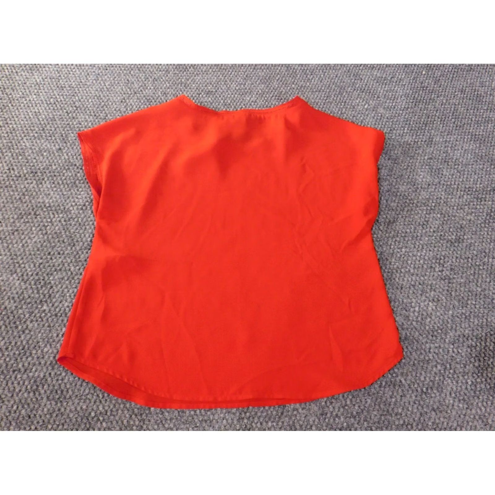 Banana Republic Banana Republic Blouse Womens P2XS Petite Red Crew Neck Short Sleeve Pullover Top Casual Classic Stretch Modal Polyester Rayon XS? Size XXS / US 00 / IT 34 - 7 Thumbnail