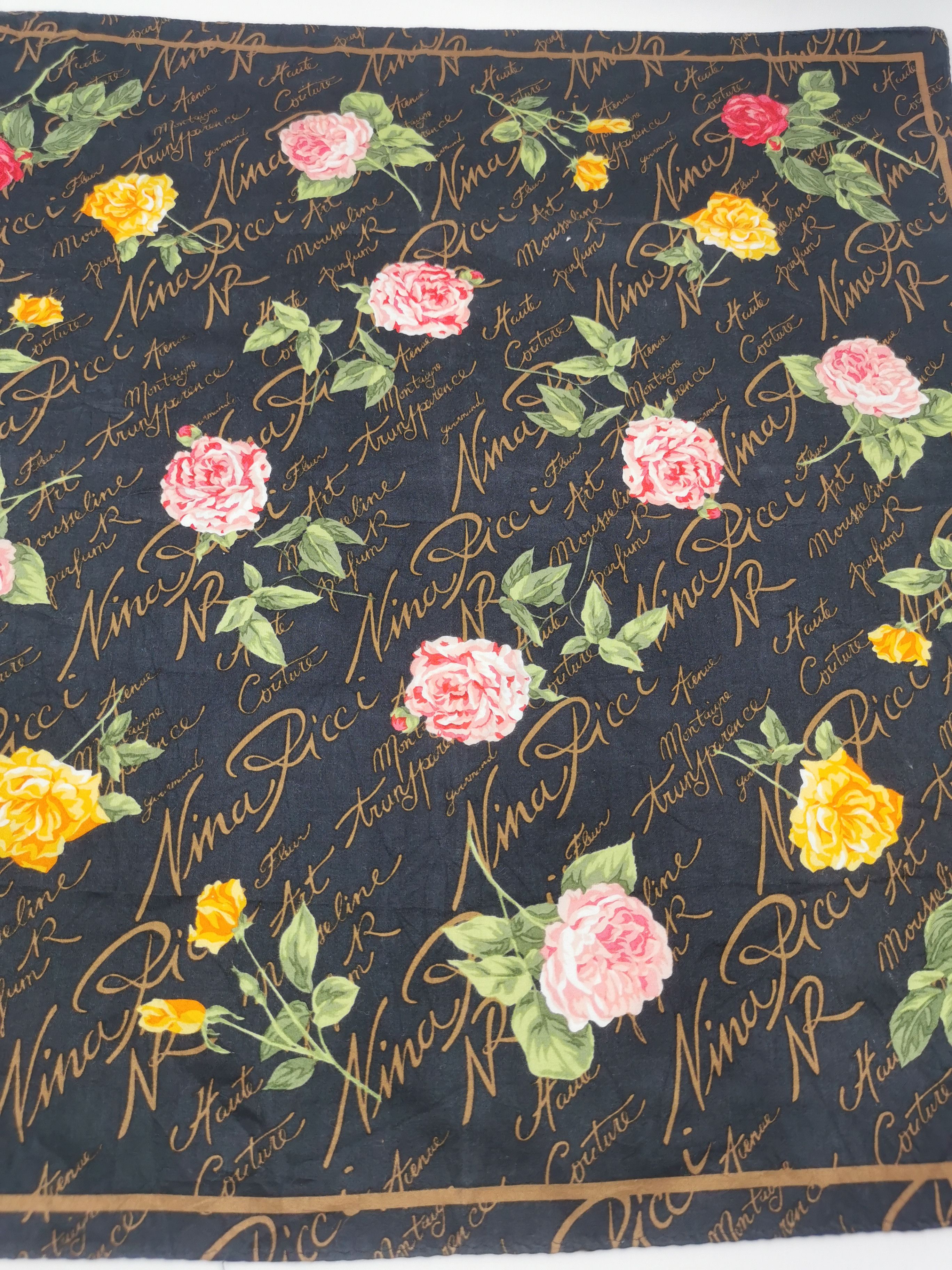 Vintage Nina ricci handkerchief / bandana / neckerchief Size ONE SIZE - 4 Thumbnail