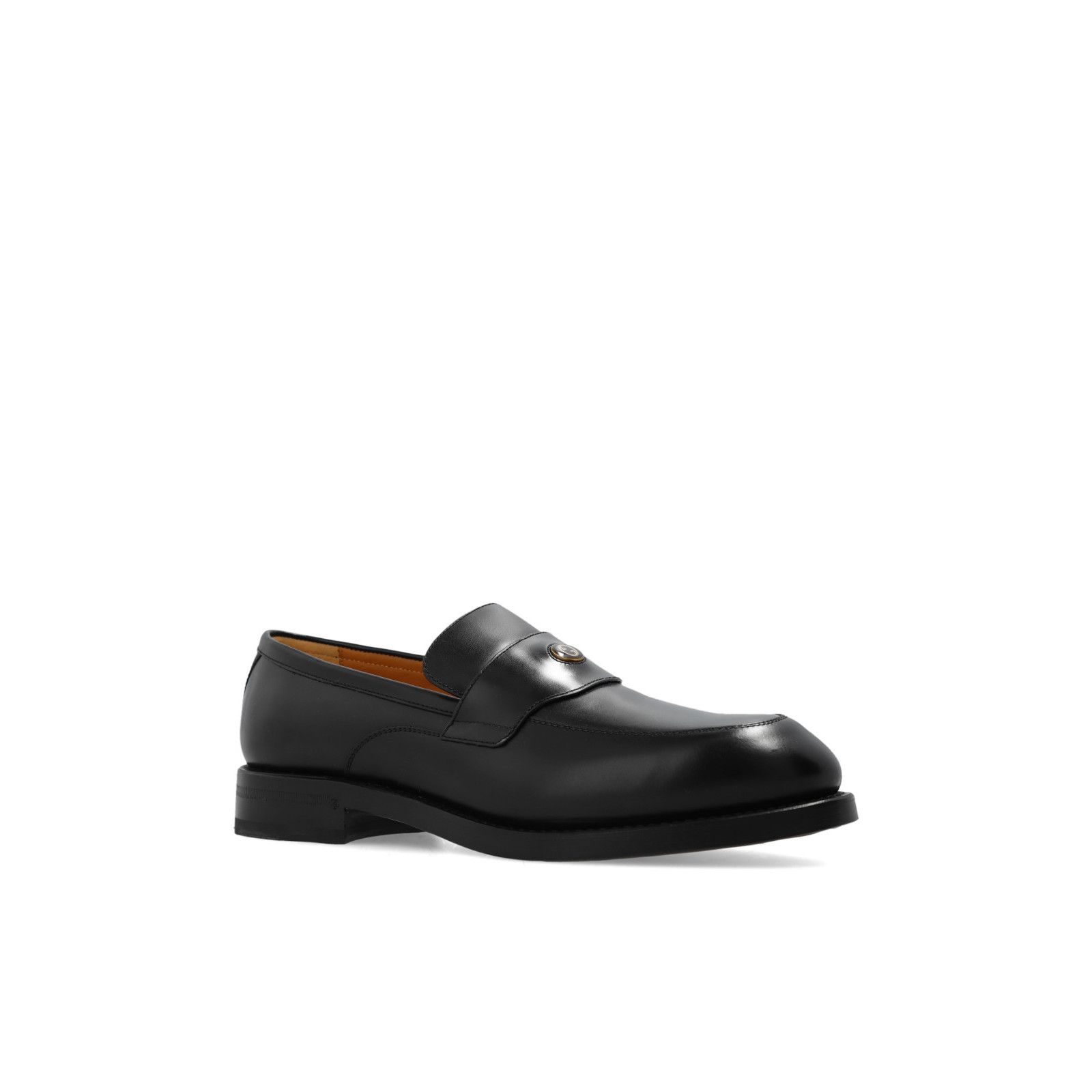 Gucci GUCCI Interlocking G Men's Black Loafers New & Authentic (Me Size US 11.5 / EU 44-45 - 2 Thumbnail