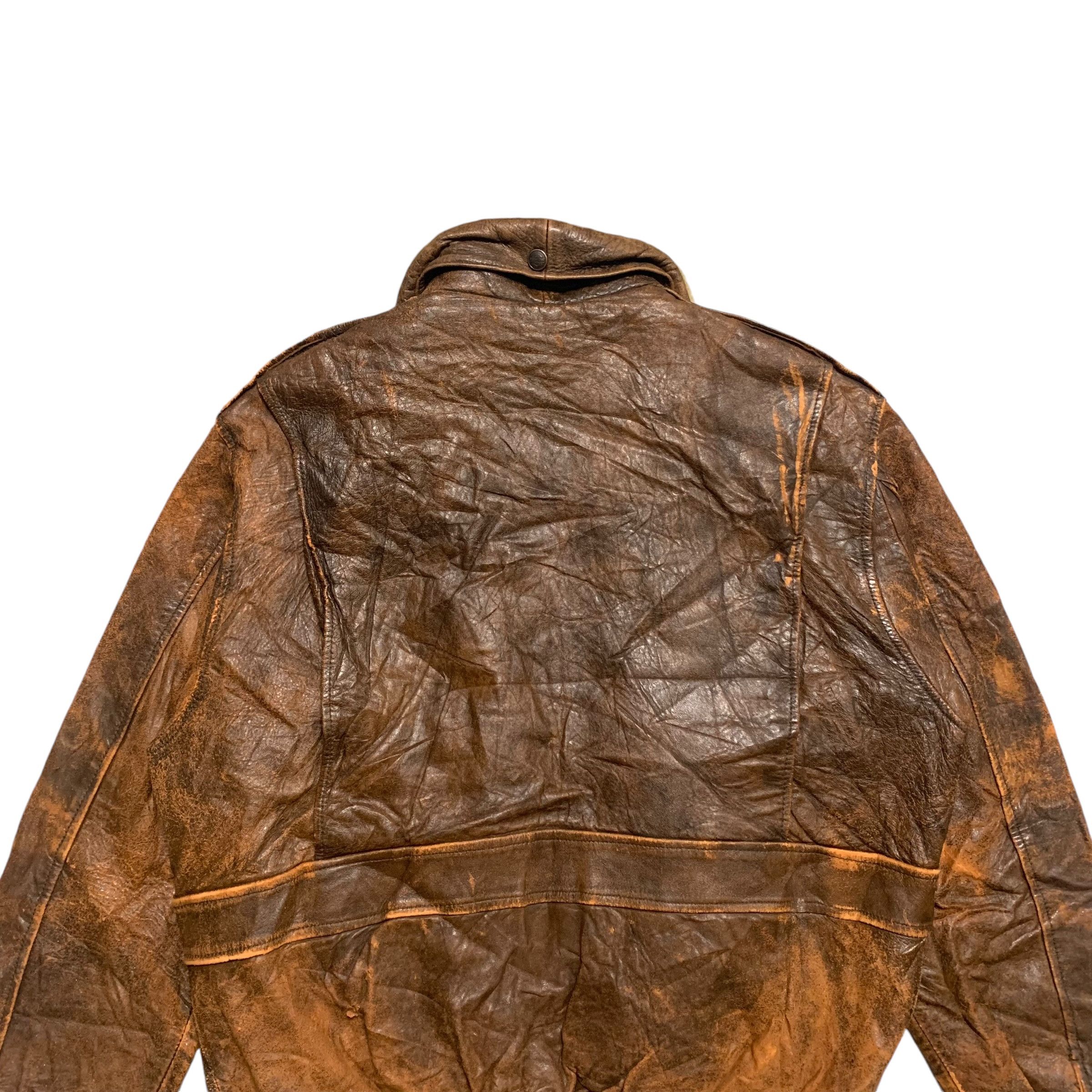 Harley Davidson Vintage Harley Davidson Motorcycle Leather Jacket Size US L / EU 52-54 / 3 - 10 Thumbnail