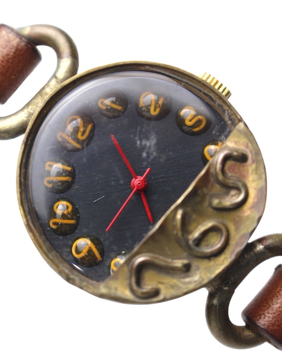 Japanese Brand × Vintage 2000S JAPANESE HANDCRAFTED STEAMPUNK BRASS CASE WATCH Size ONE SIZE - 2 Thumbnail