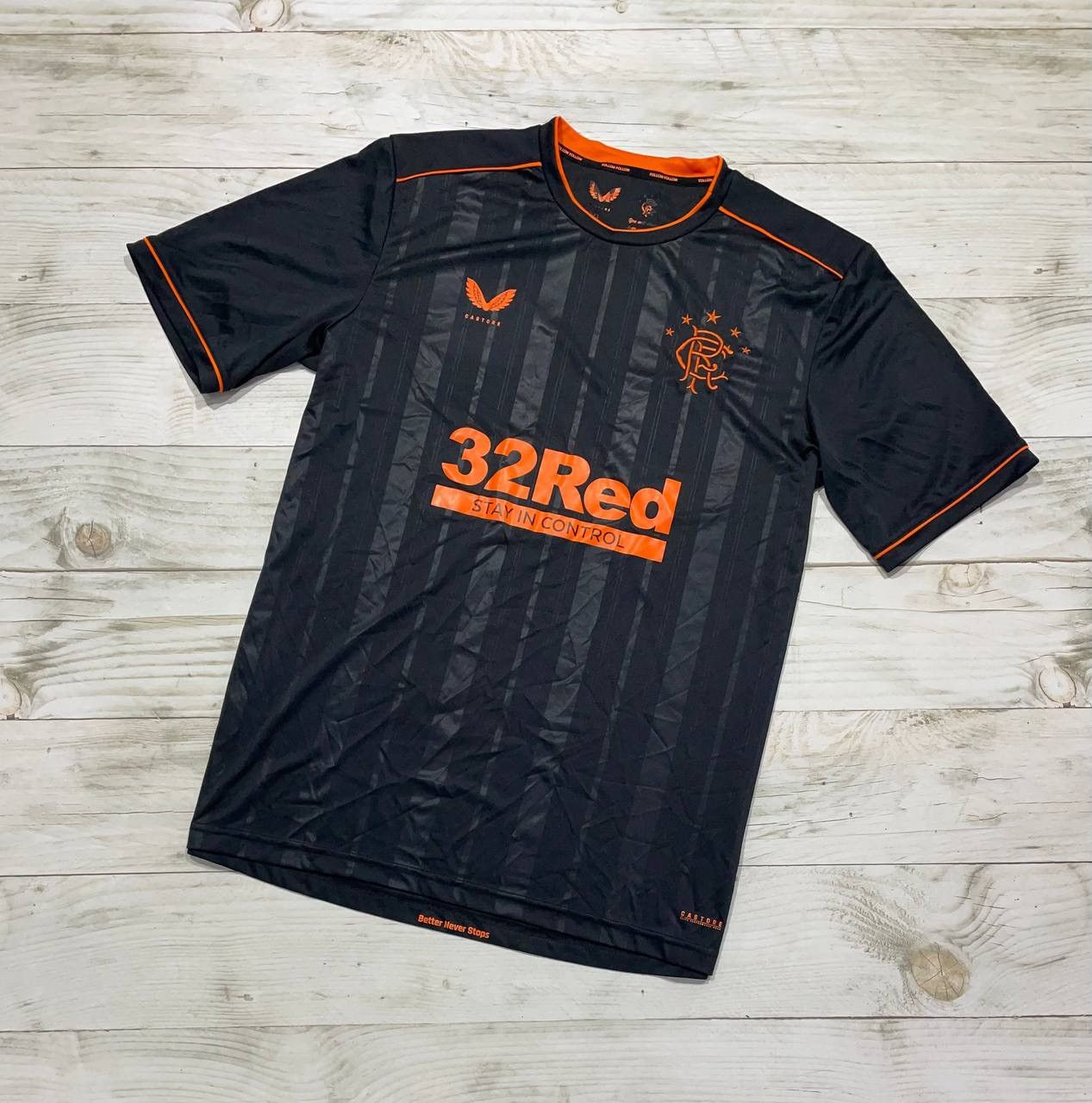 Castore Glasgow Rangers 2020 2021 Third Football Shirt Soccer Jersey Size US XL / EU 56 / 4 - 1 Thumbnail