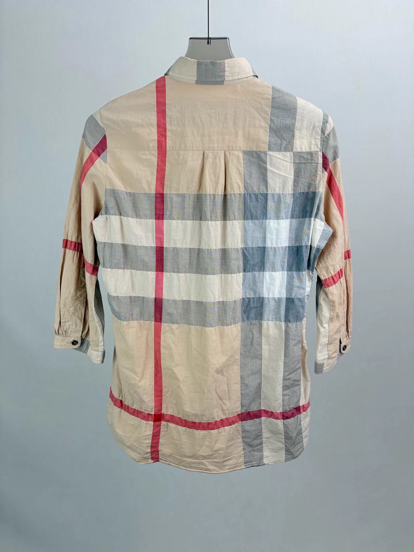 Burberry BURBERRY Check Long Sleeve Shirt Size US XS / EU 42 / 0 - 2 Thumbnail