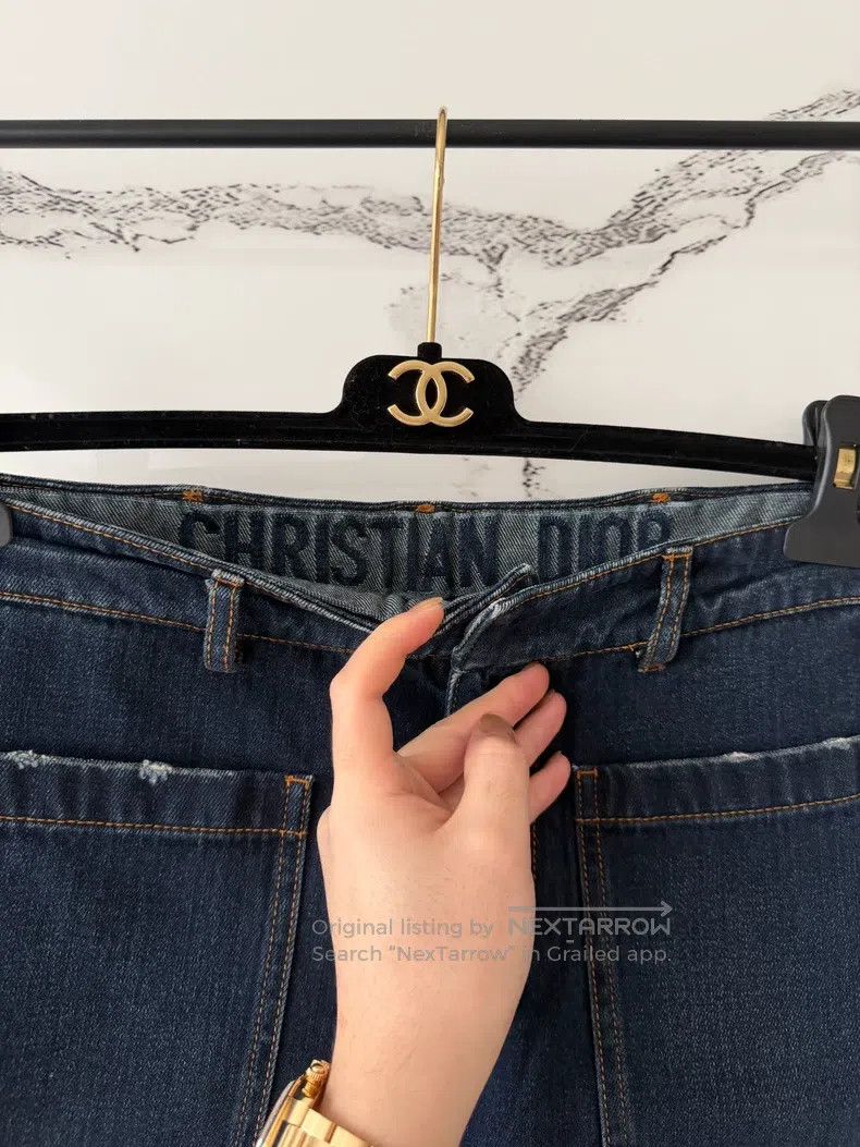 Dior Dior Blue Denim Pants Size US 38 / EU 54 - 2 Thumbnail